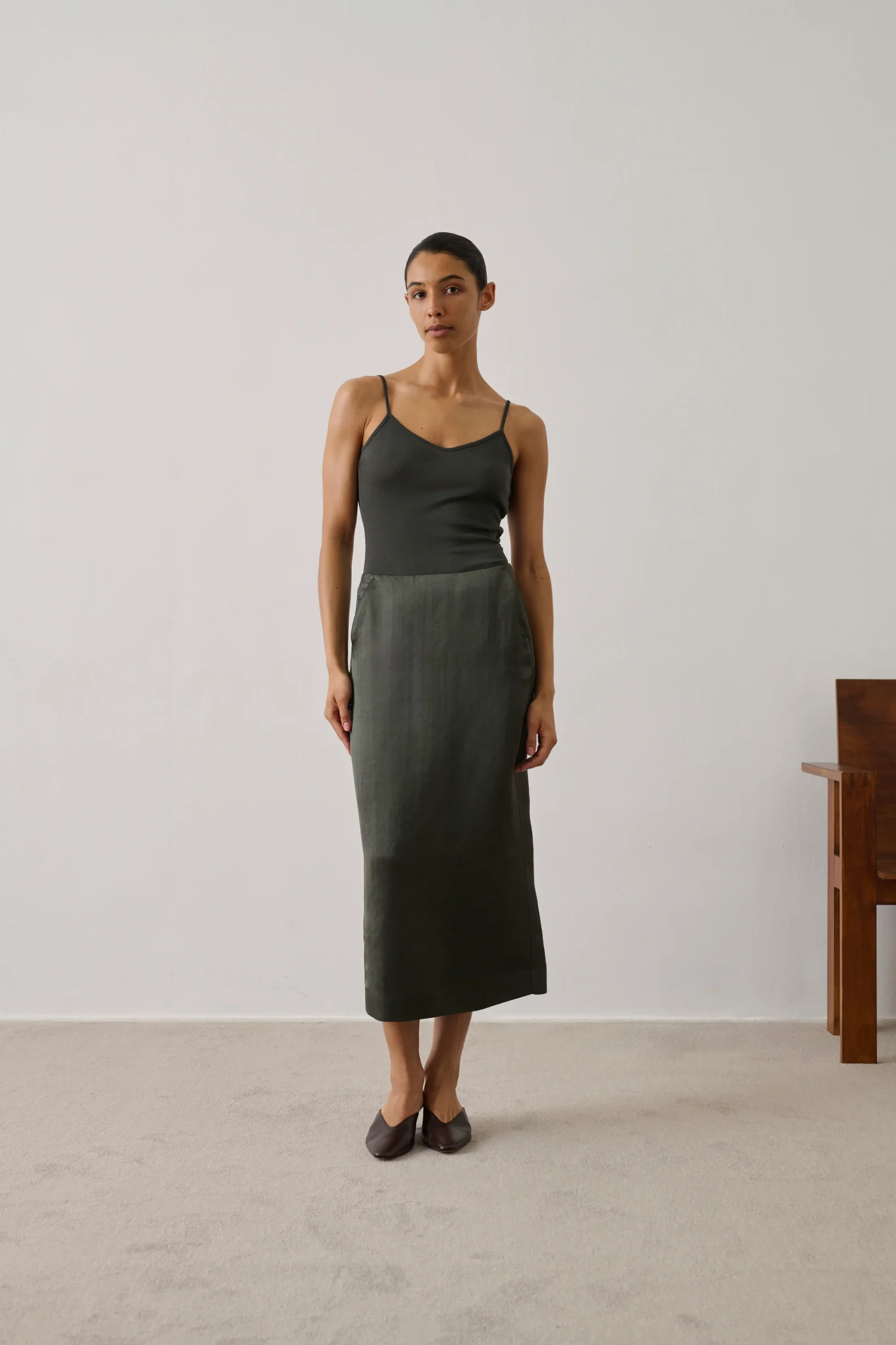 JUPE HELIA VERTE – Image 2