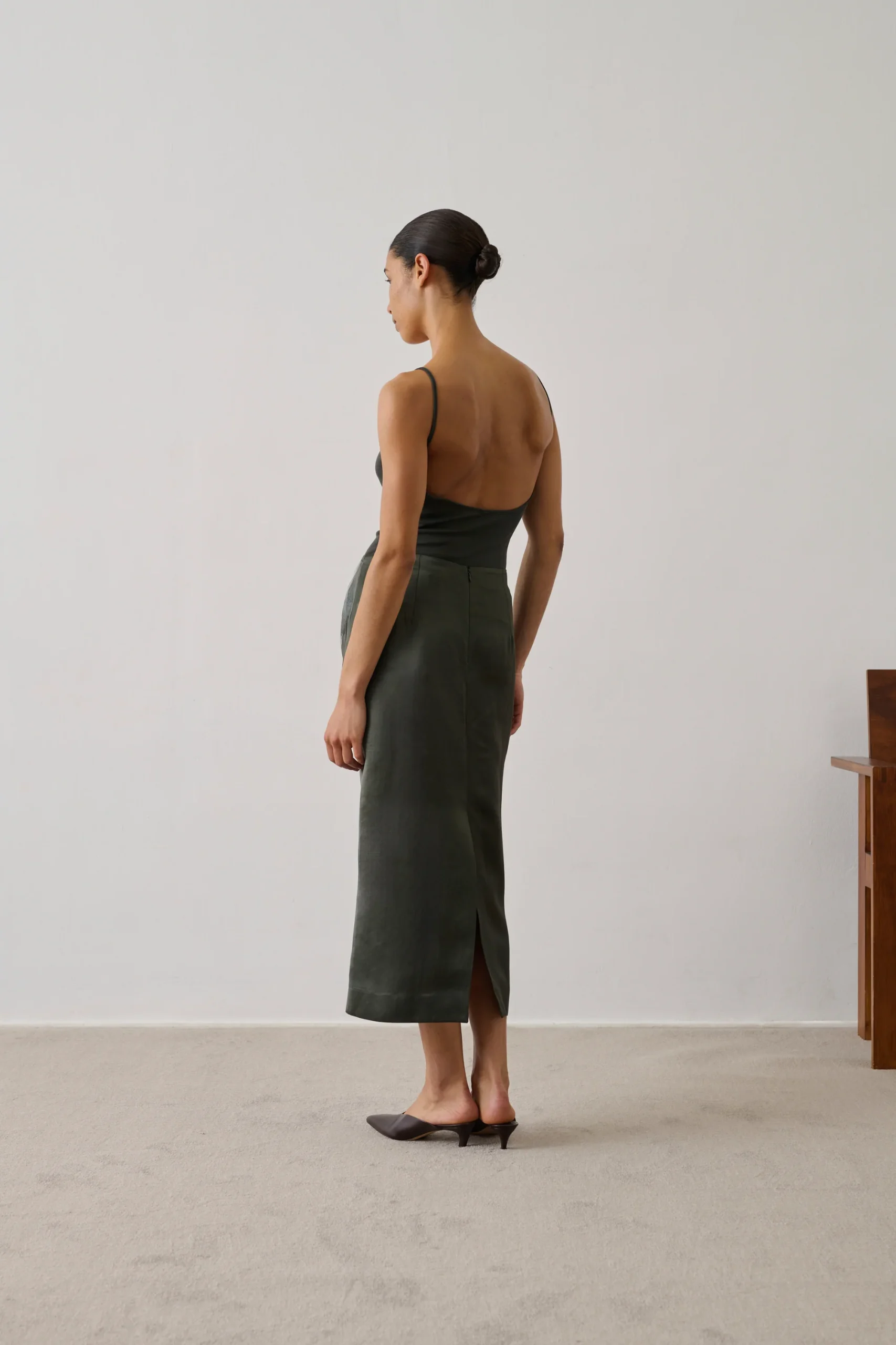 JUPE HELIA VERTE – Image 3