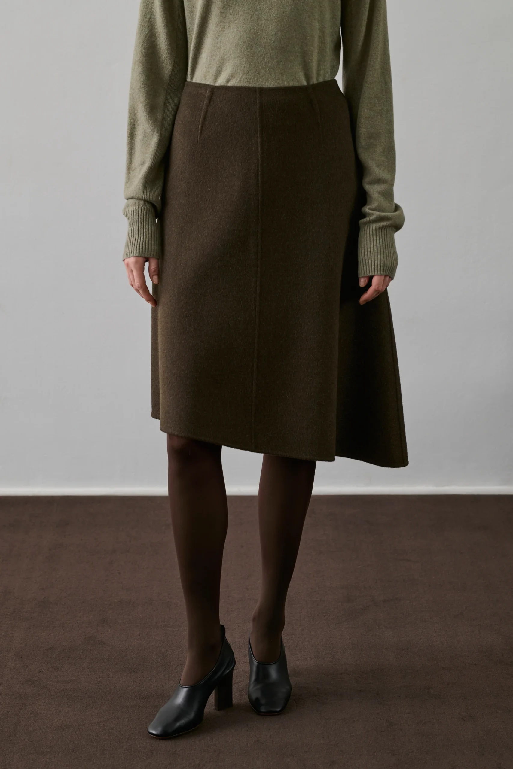 JUPE GENEVE MARRON – Image 3