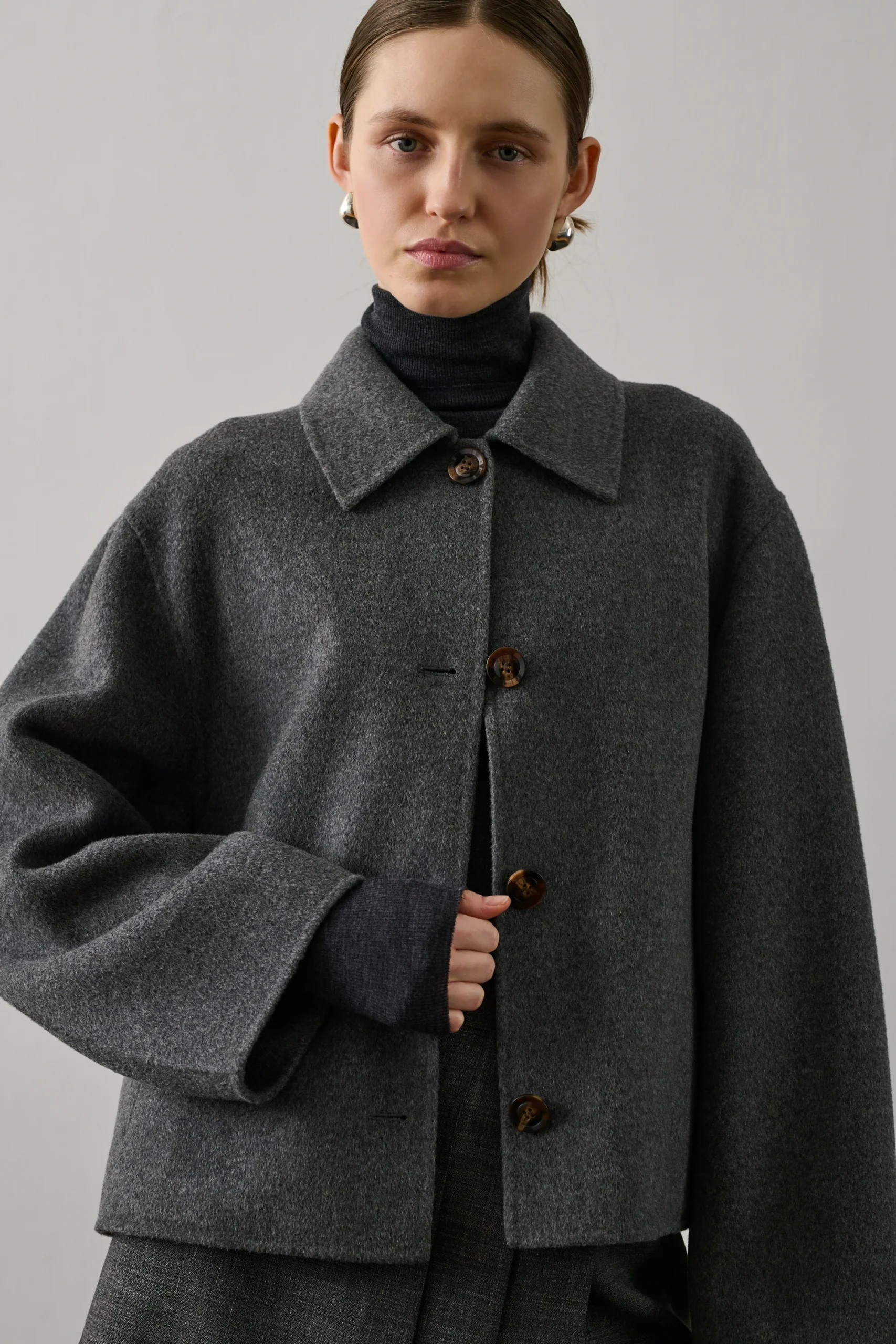 MANTEAU GYODA GRIS – Image 2
