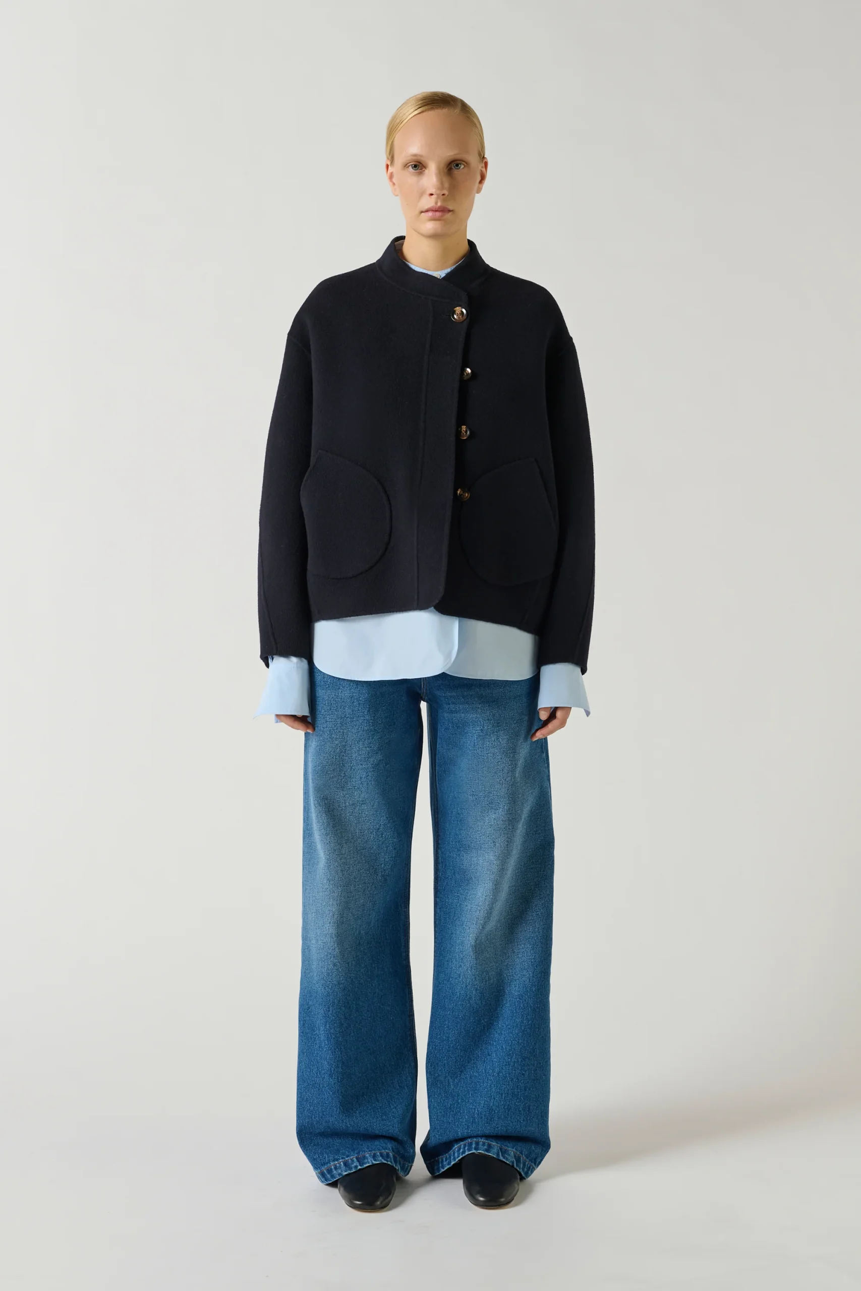 MANTEAU WINDSOR NAVY – Image 3