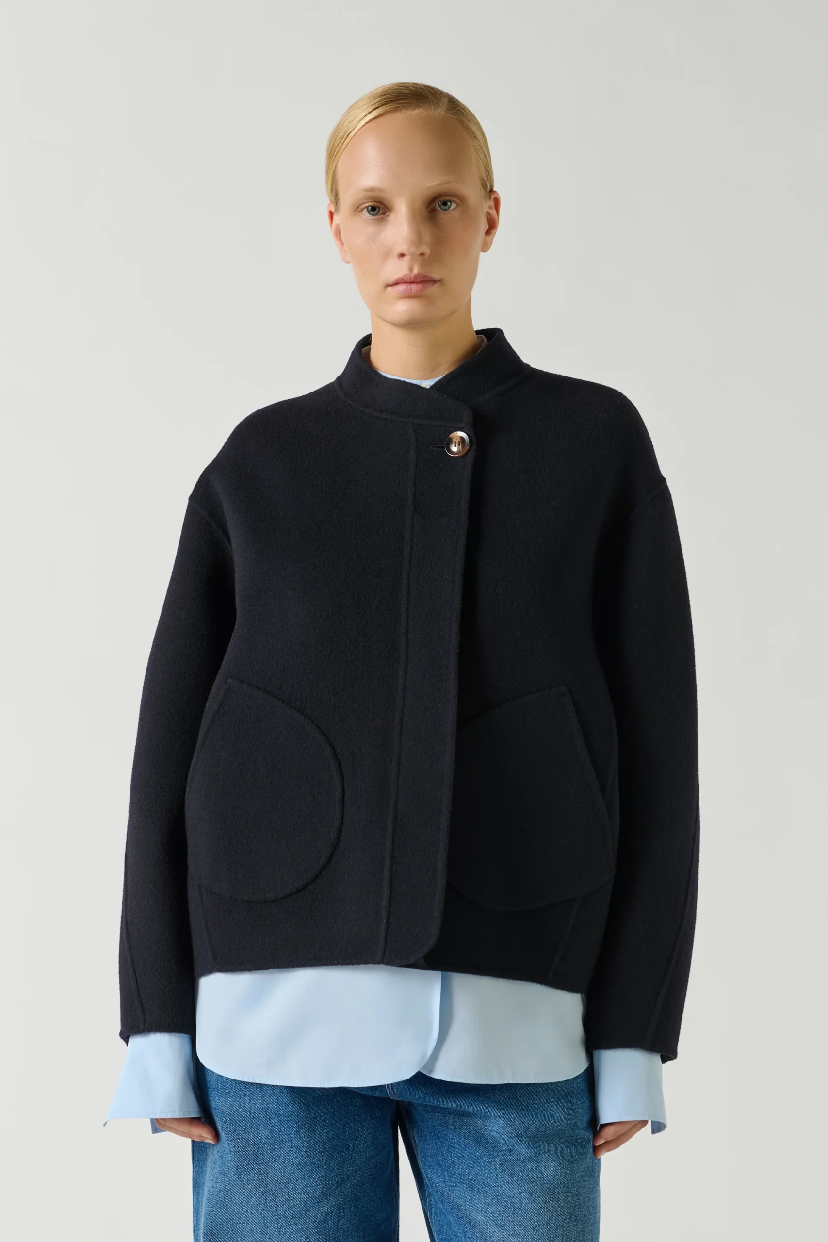 MANTEAU WINDSOR NAVY