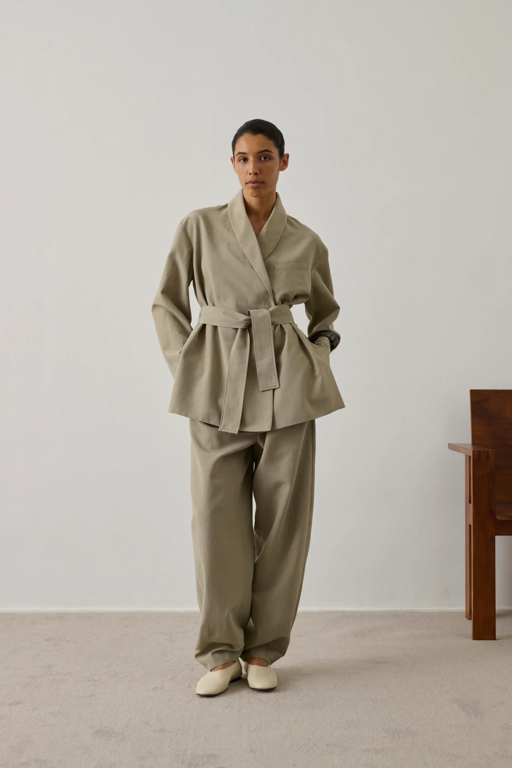 PANTALON BAPTISTE BEIGE