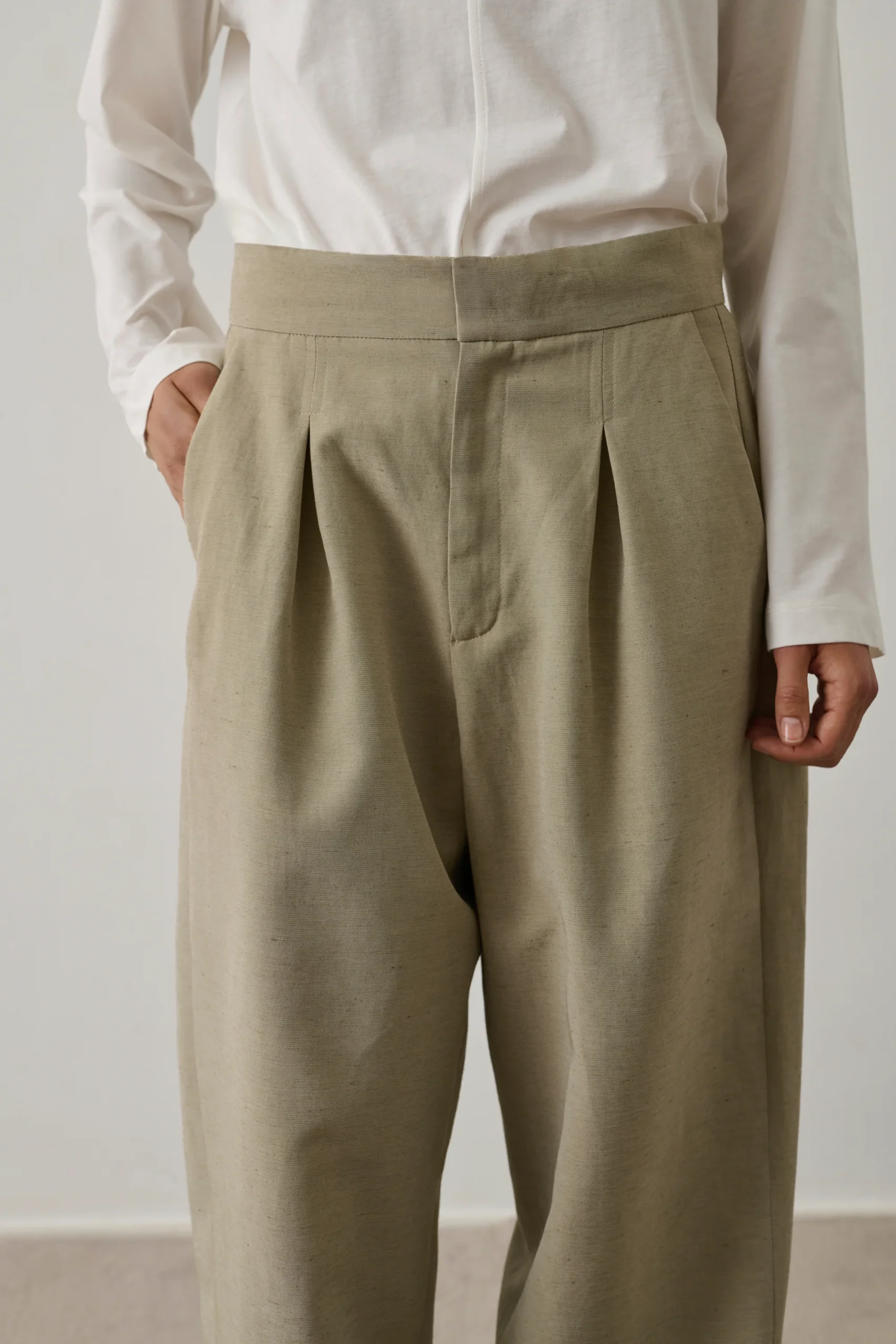 PANTALON BAPTISTE BEIGE – Image 6
