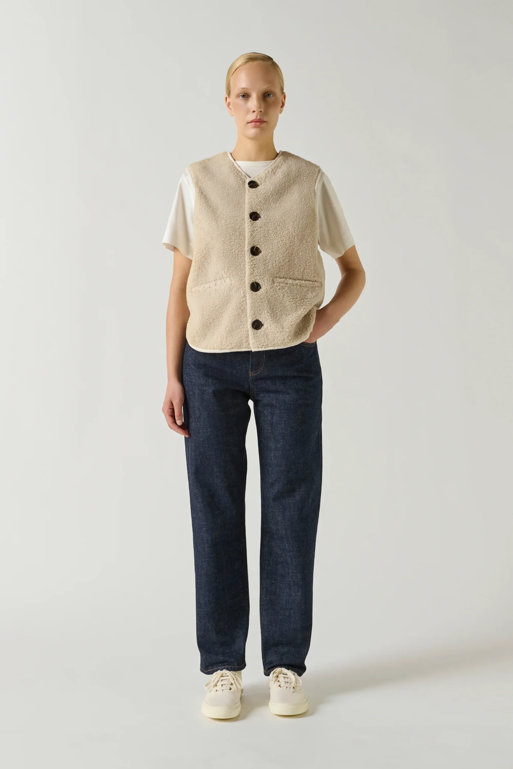 BLOUSON FUSIL ECRU – Image 3