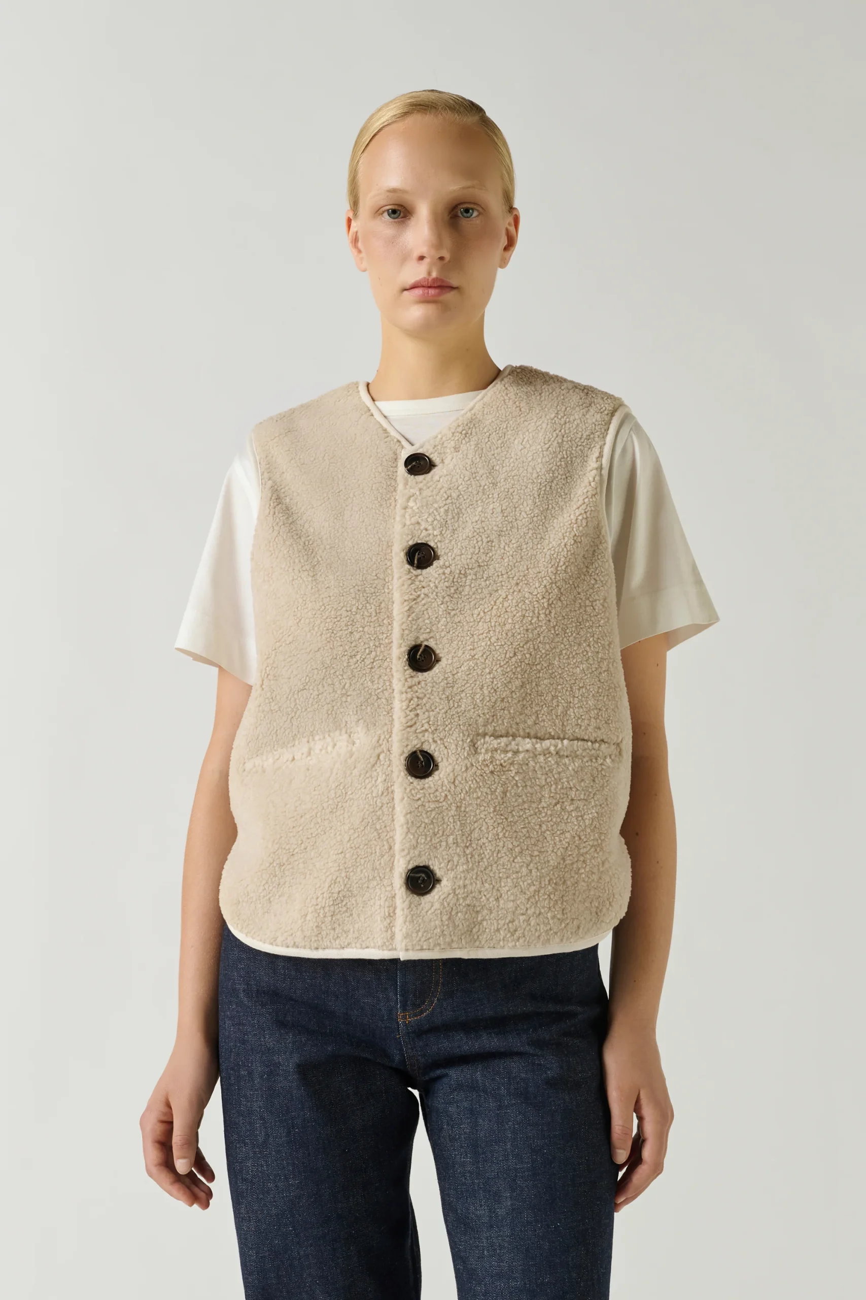 BLOUSON FUSIL ECRU – Image 2