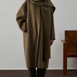 MANTEAU FINN MARRON