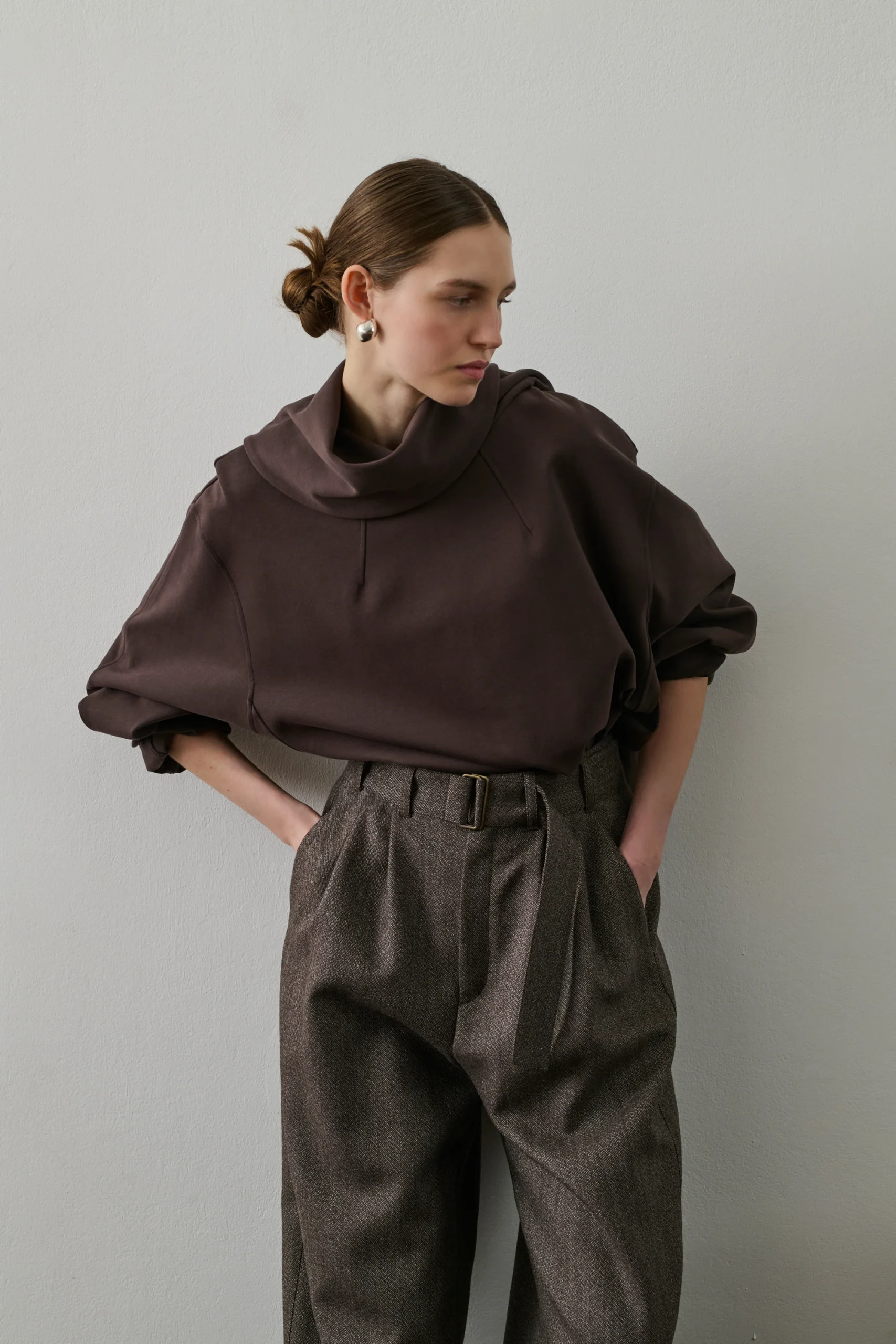 SWEATSHIRT FREJA MARRON