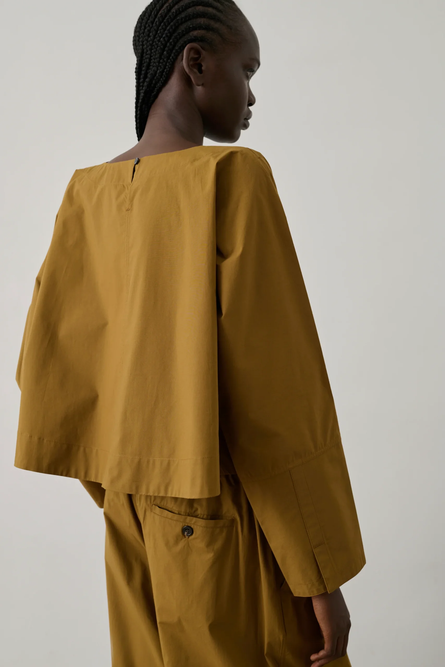 BLOUSE ARMAND MARRON – Image 3