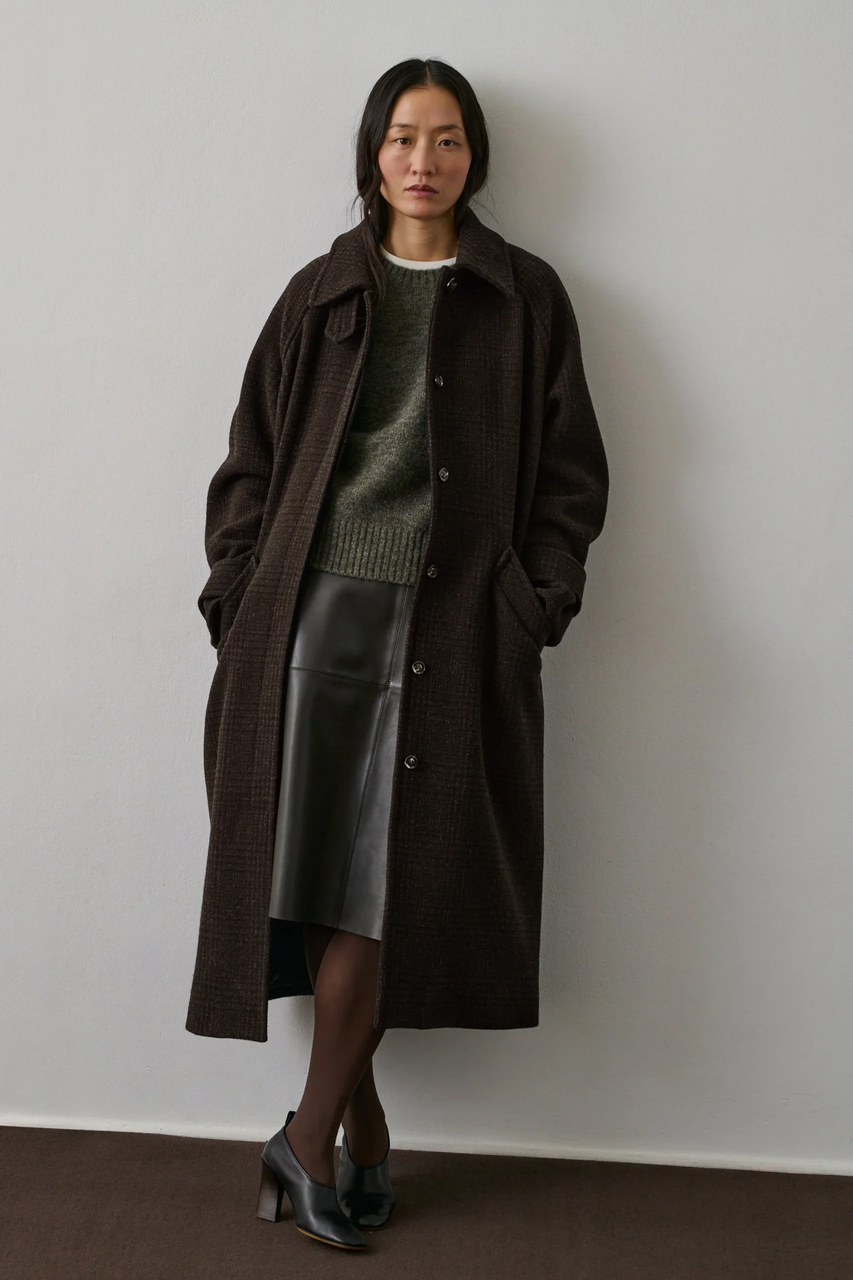MANTEAU BERLIN MARRON – Image 2