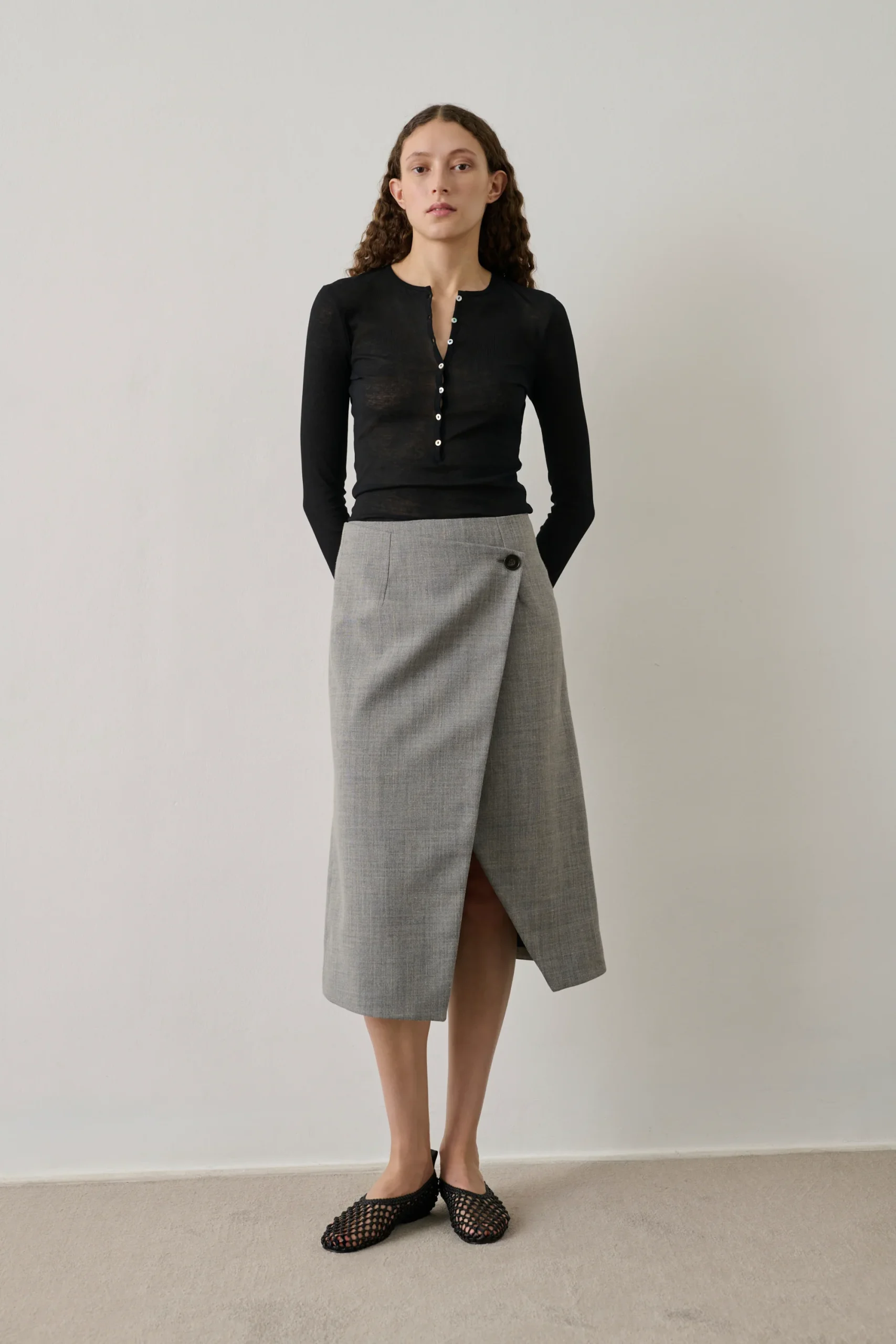 JUPE IDRA GRISE – Image 3