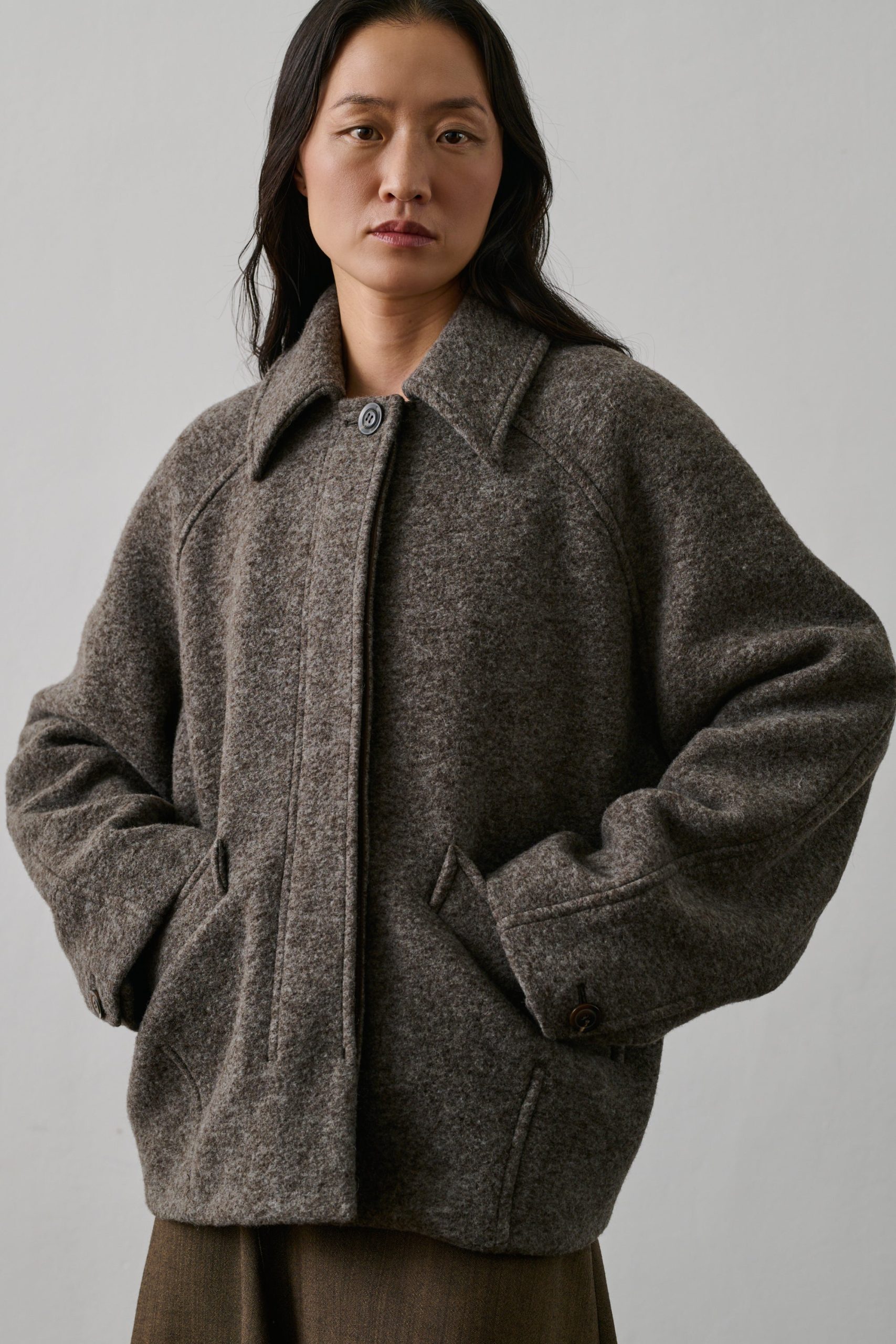 MANTEAU BALARD GRIS – Image 2