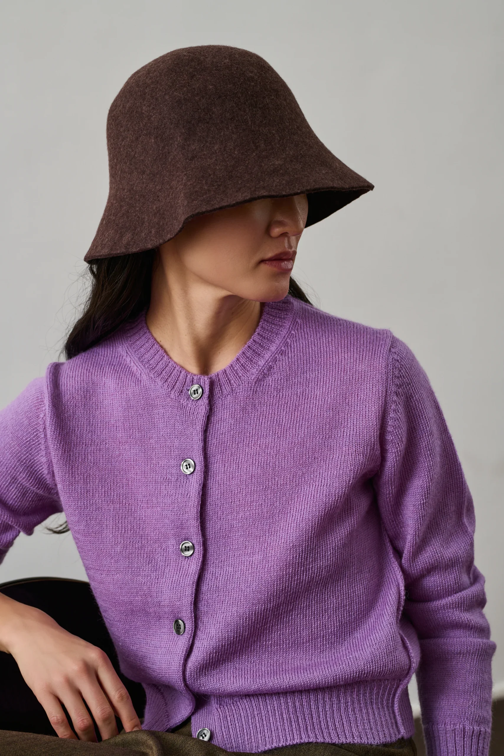 CARDIGAN GRIFFITH VIOLET – Image 6