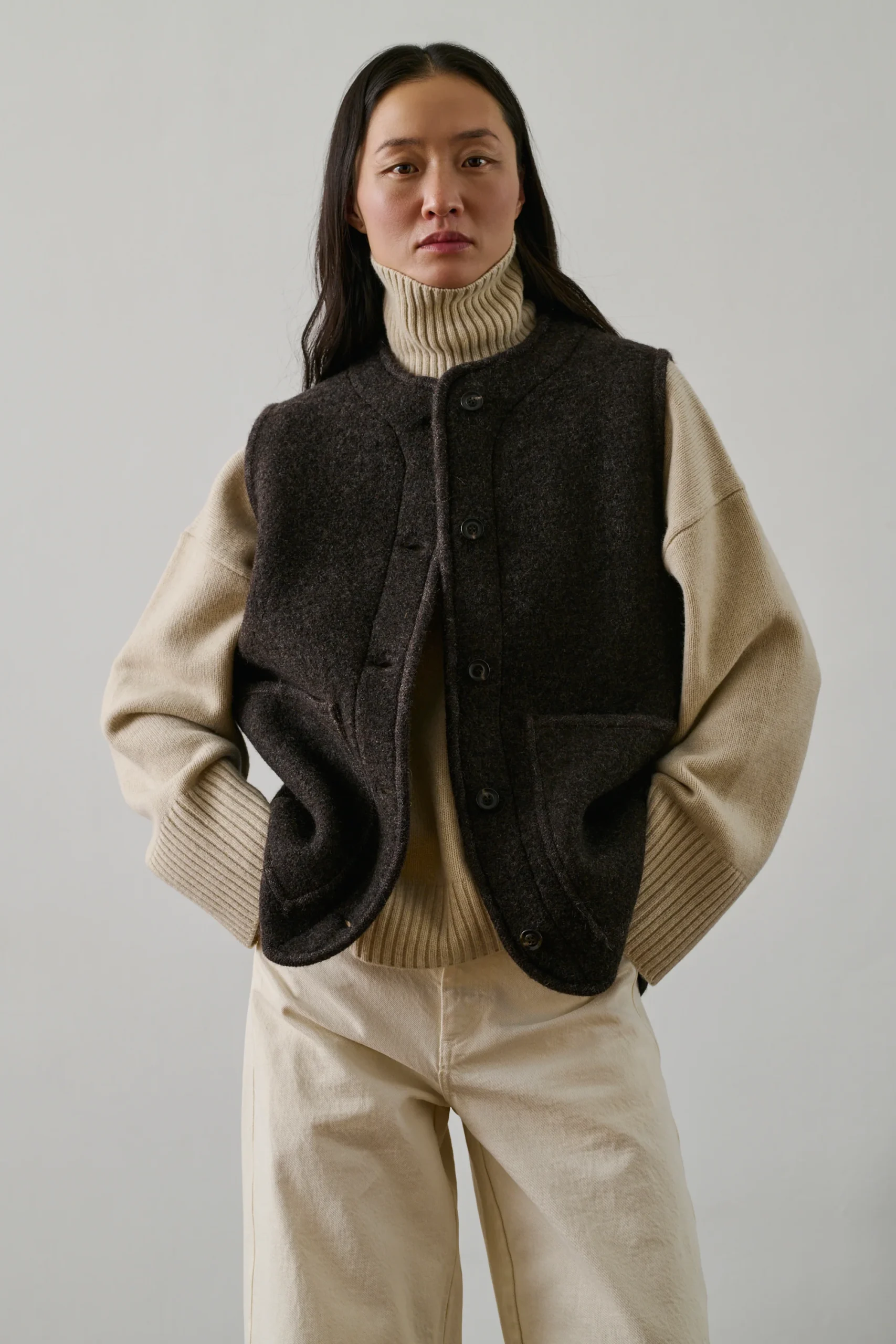 BLOUSON CHICAGO MARRON – Image 4