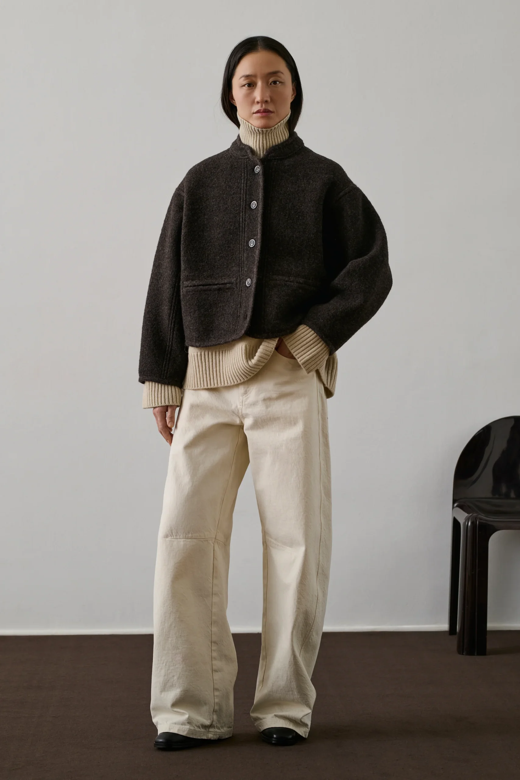 VESTE OLYMPE MARRON – Image 2