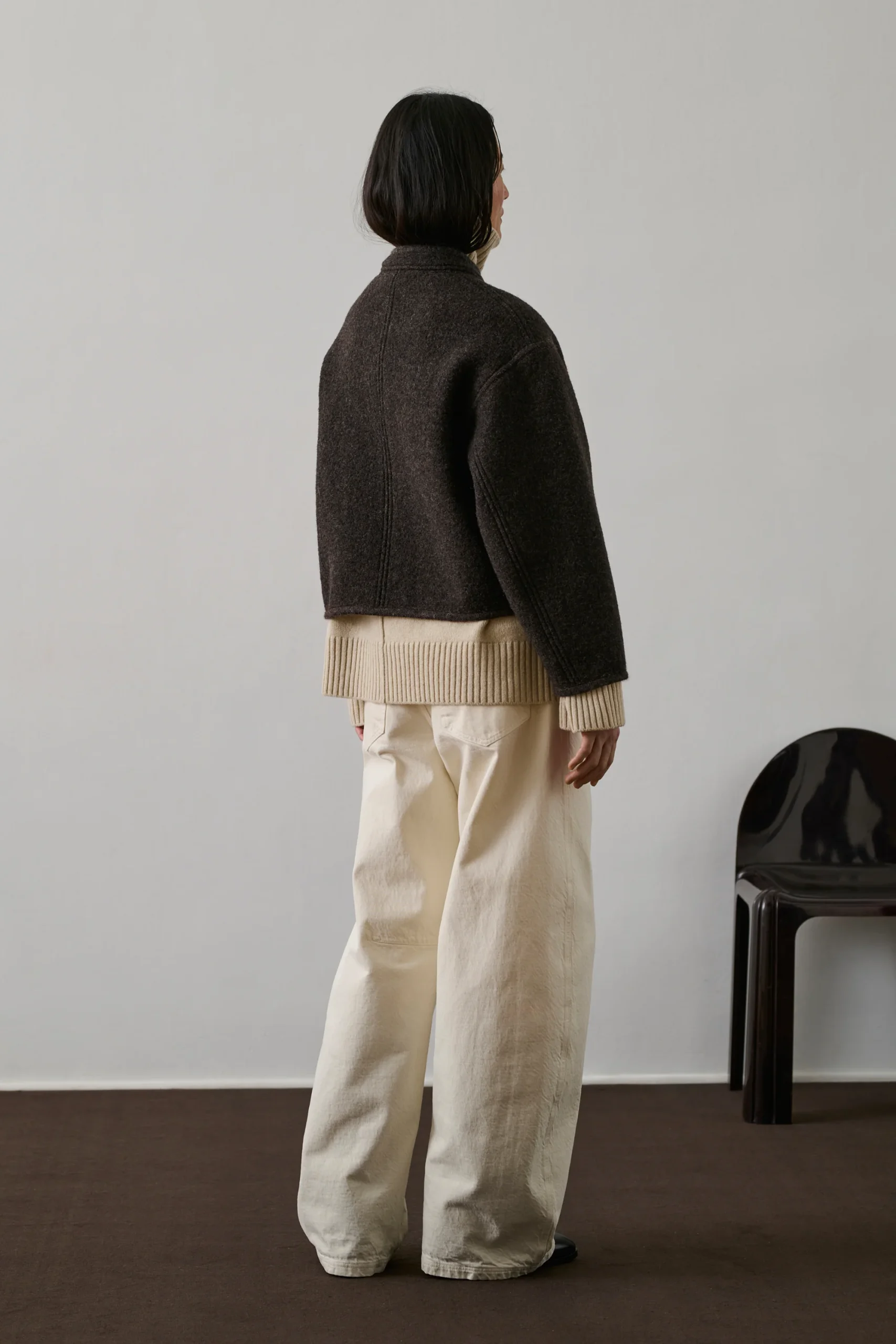 VESTE OLYMPE MARRON – Image 3