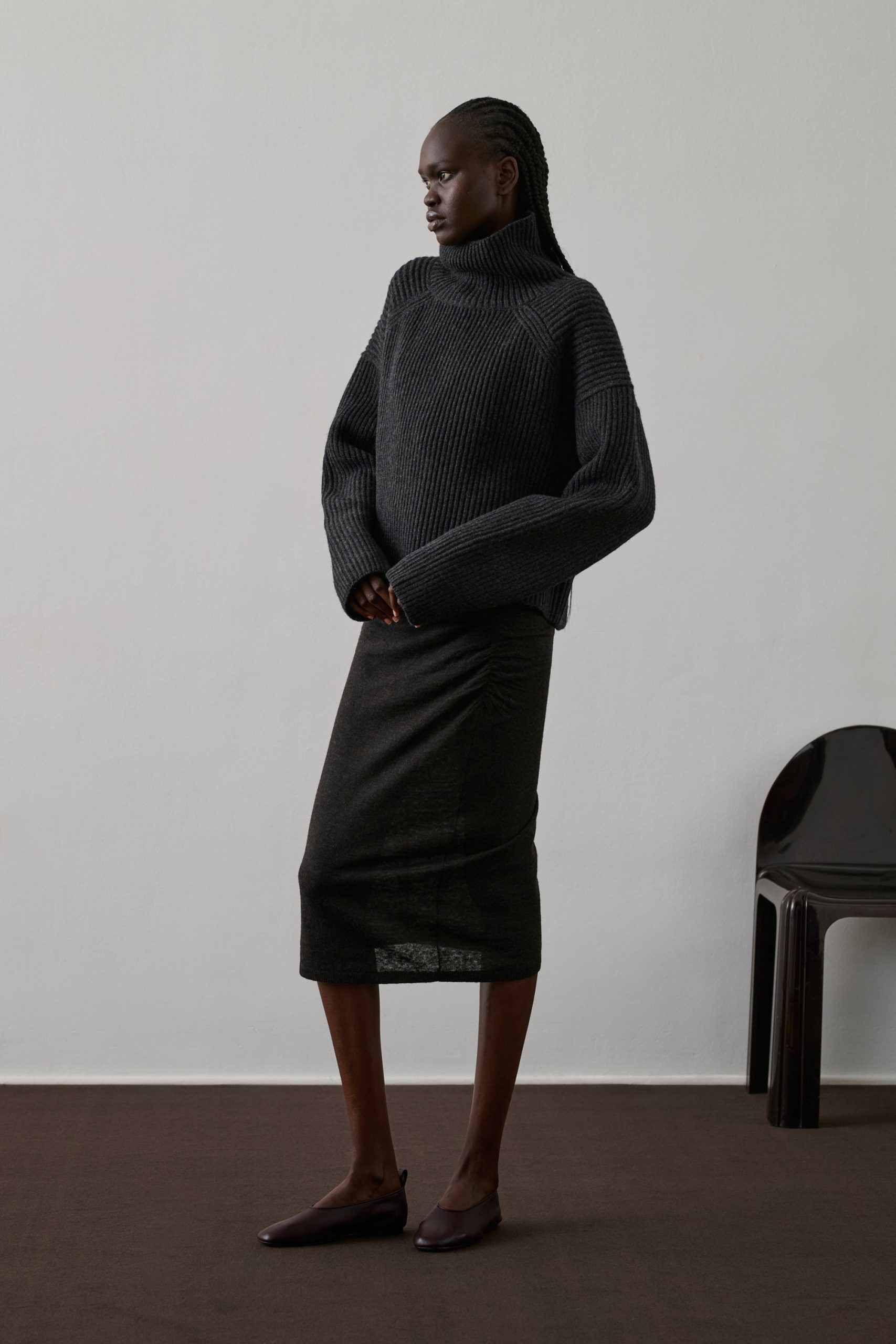 JUPE GERTIE MARRON – Image 2