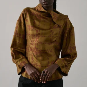 BLOUSE FIGARI BRONZE