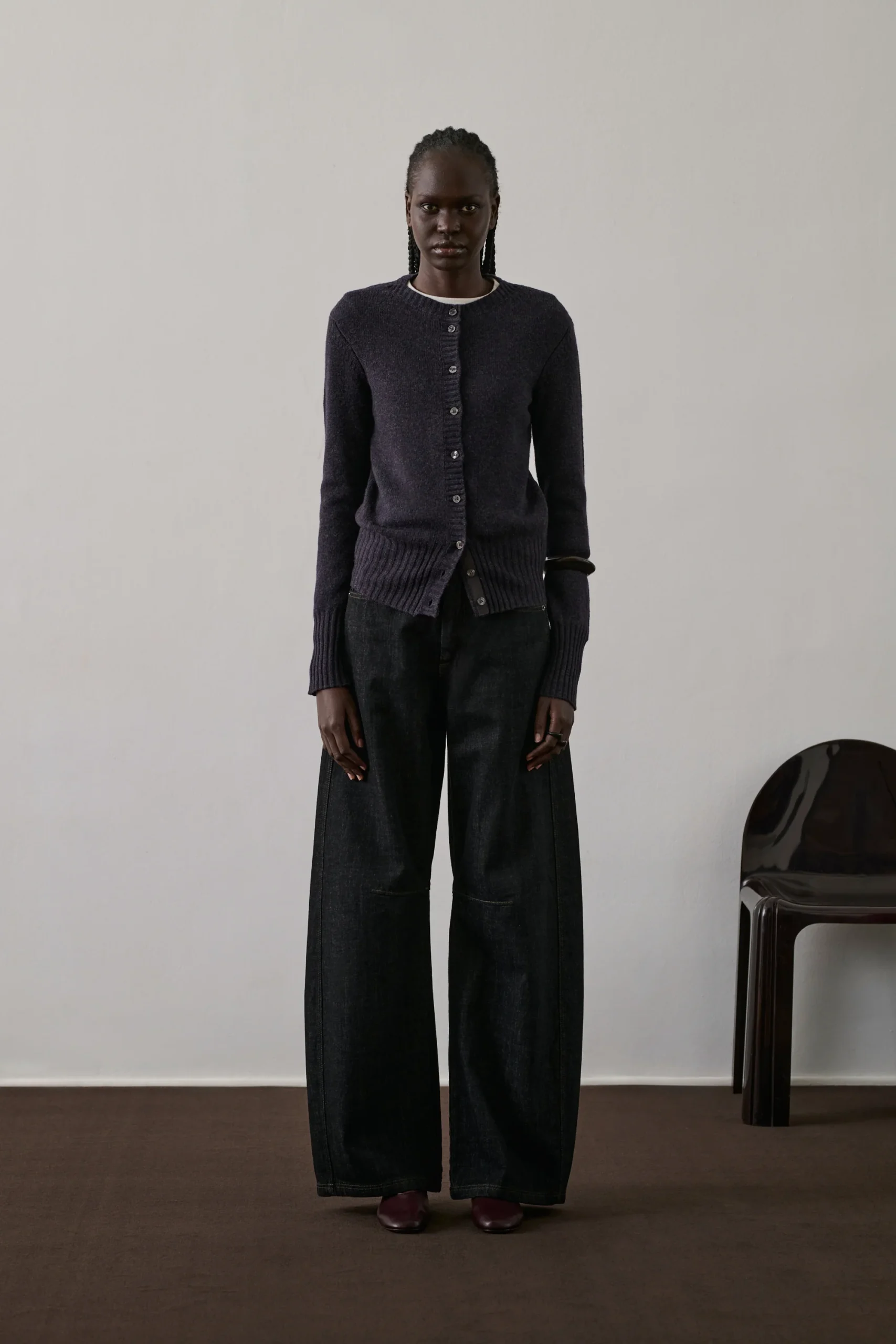 CARDIGAN FUGU VIOLET – Image 2