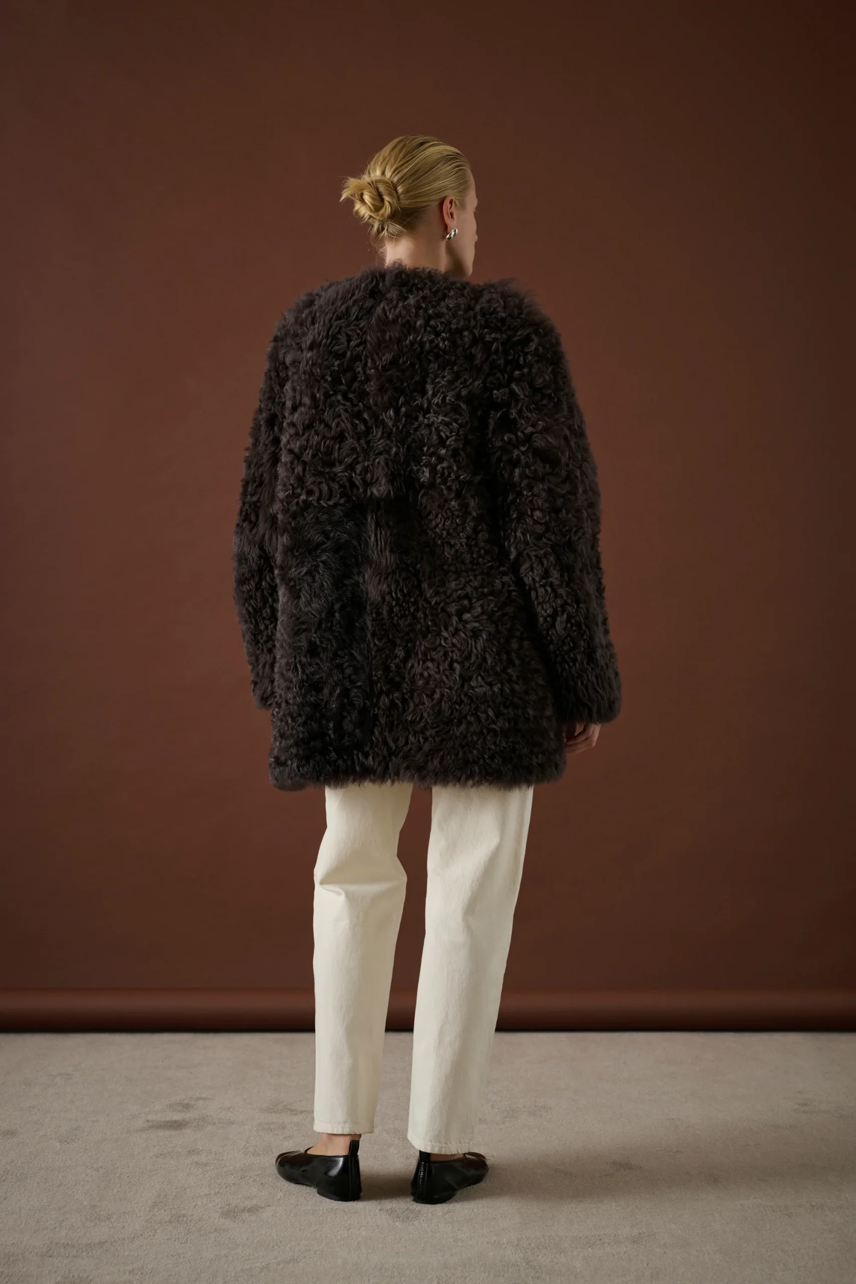 MANTEAU SVEN MARRON – Image 3