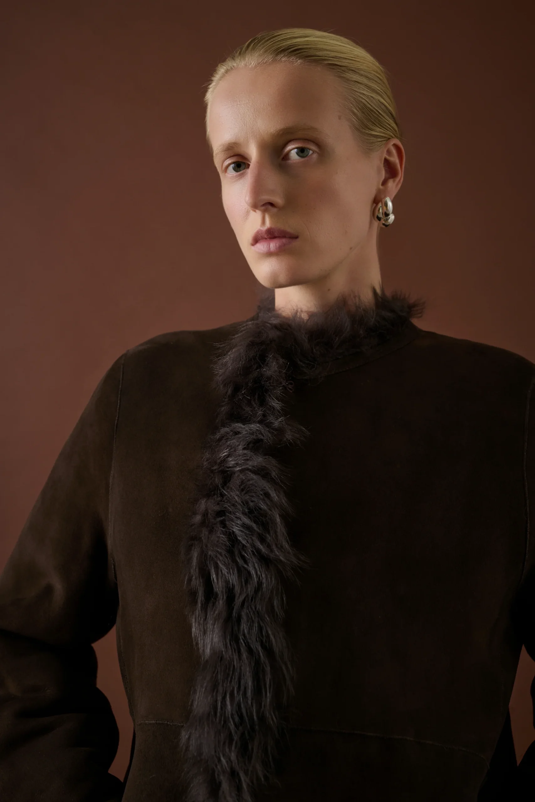 MANTEAU SVEN MARRON – Image 7