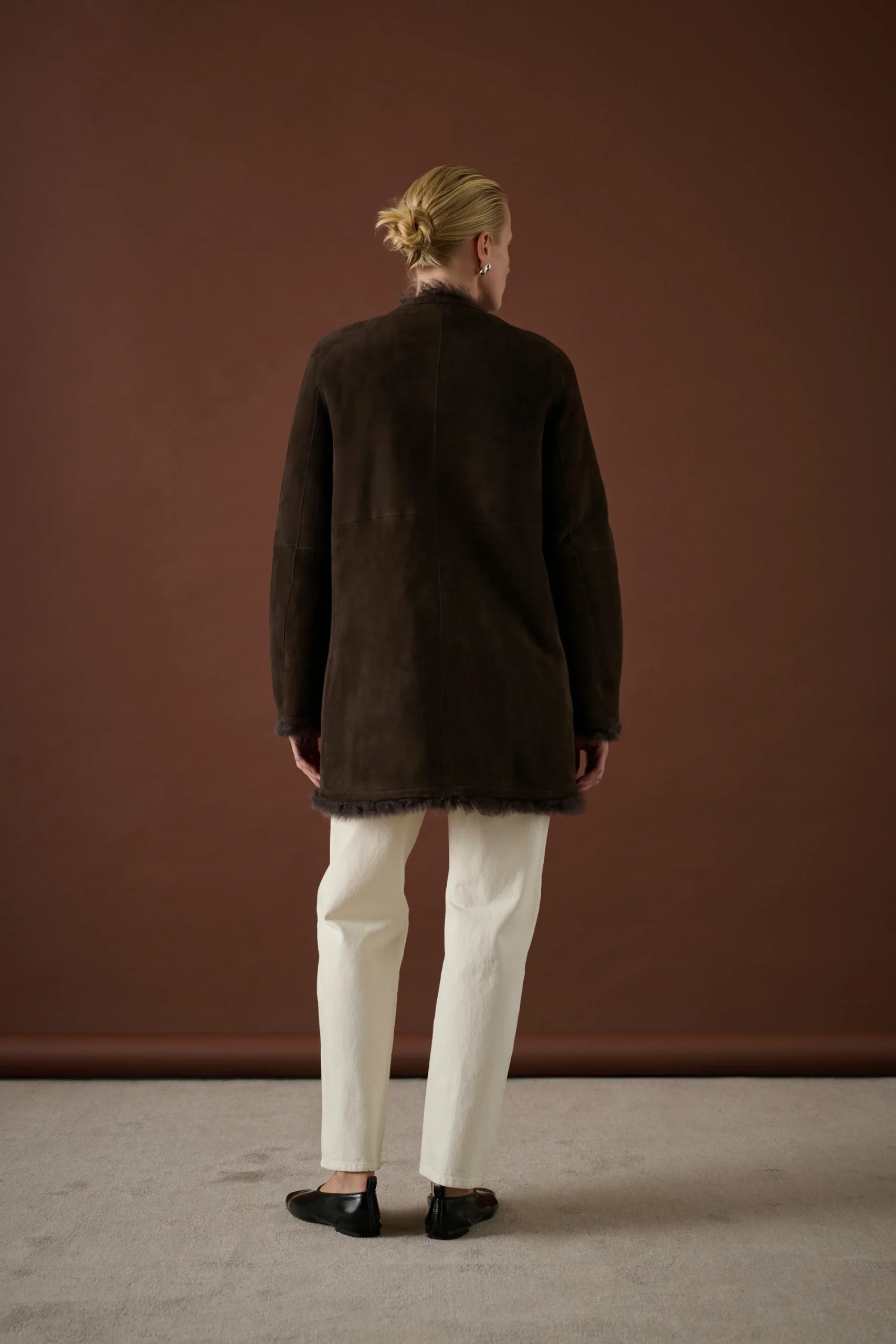 MANTEAU SVEN MARRON – Image 6