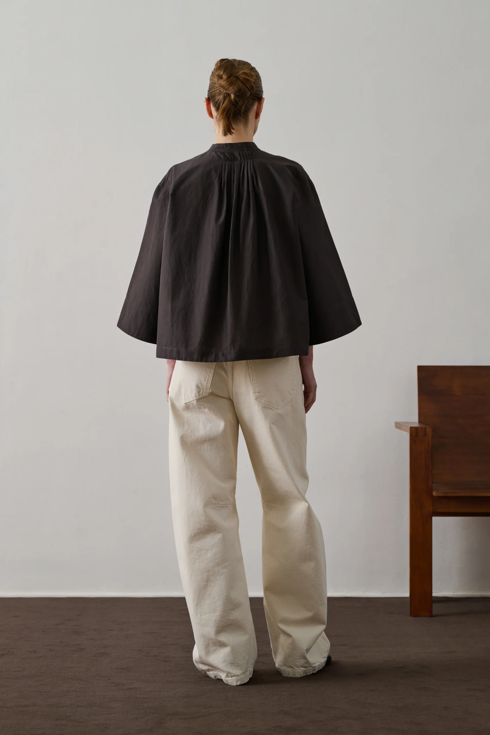 BLOUSE BUCAREST MARRON – Image 3