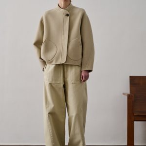 MANTEAU WINDSOR ÉCRU