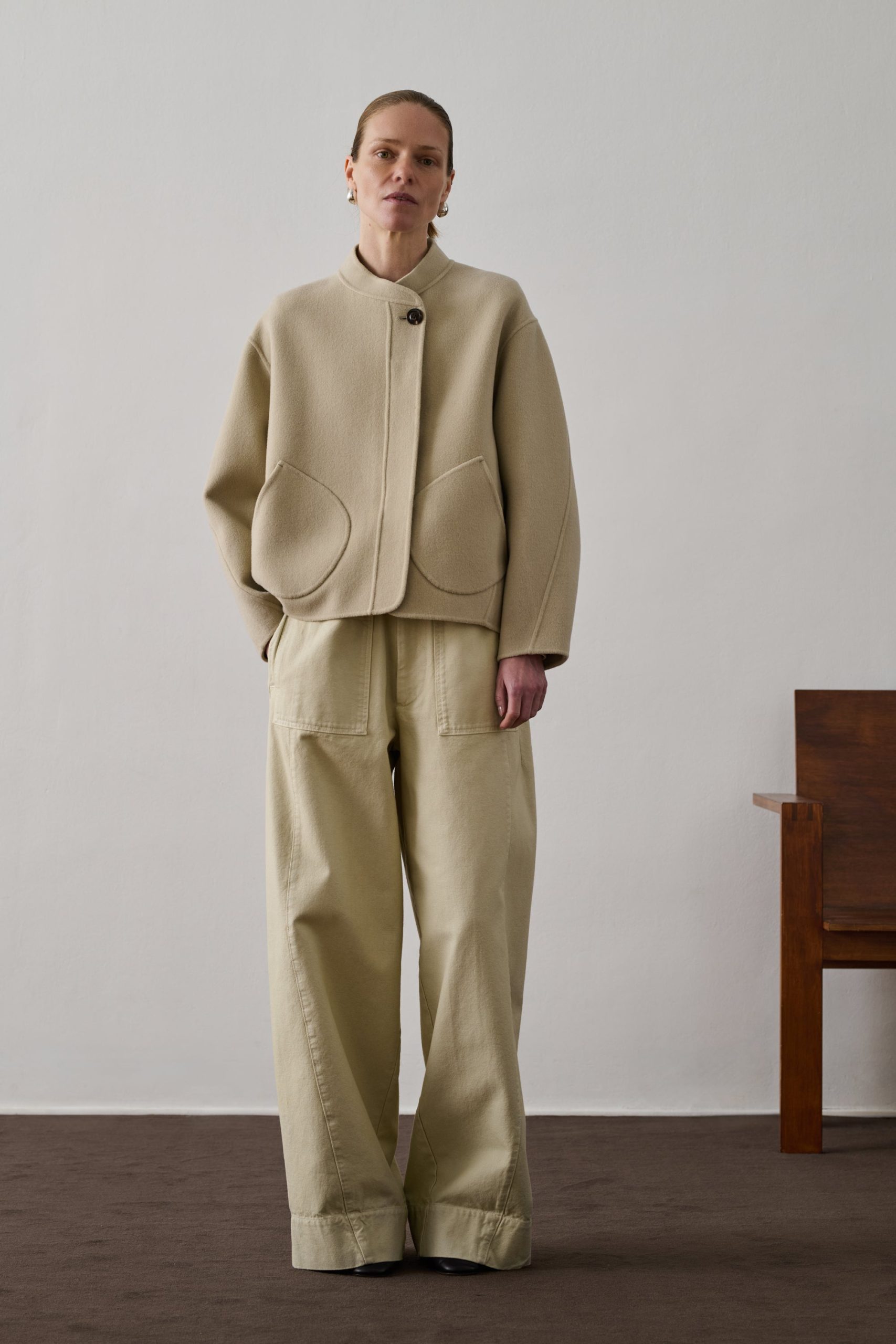 MANTEAU WINDSOR ÉCRU – Image 2