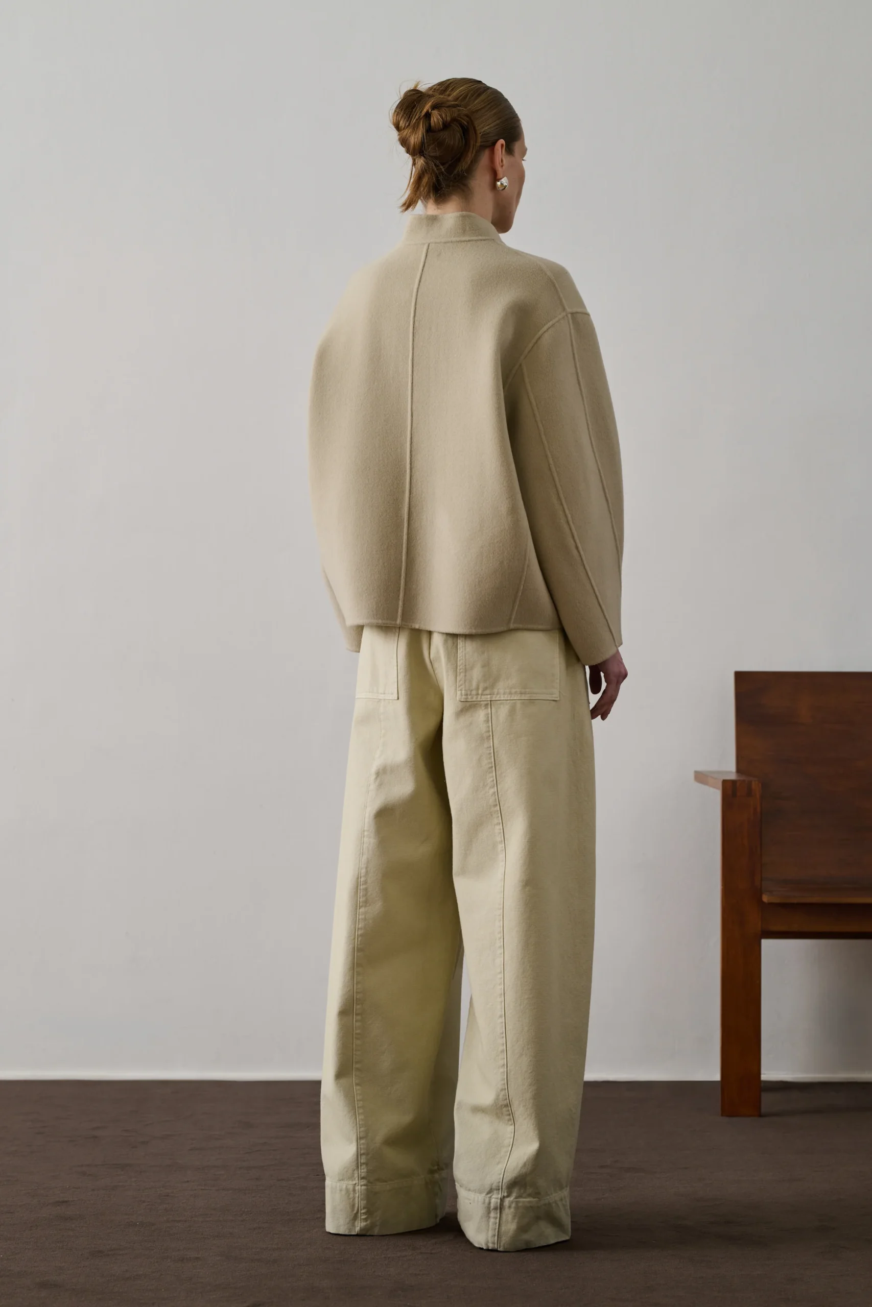 MANTEAU WINDSOR ÉCRU – Image 3