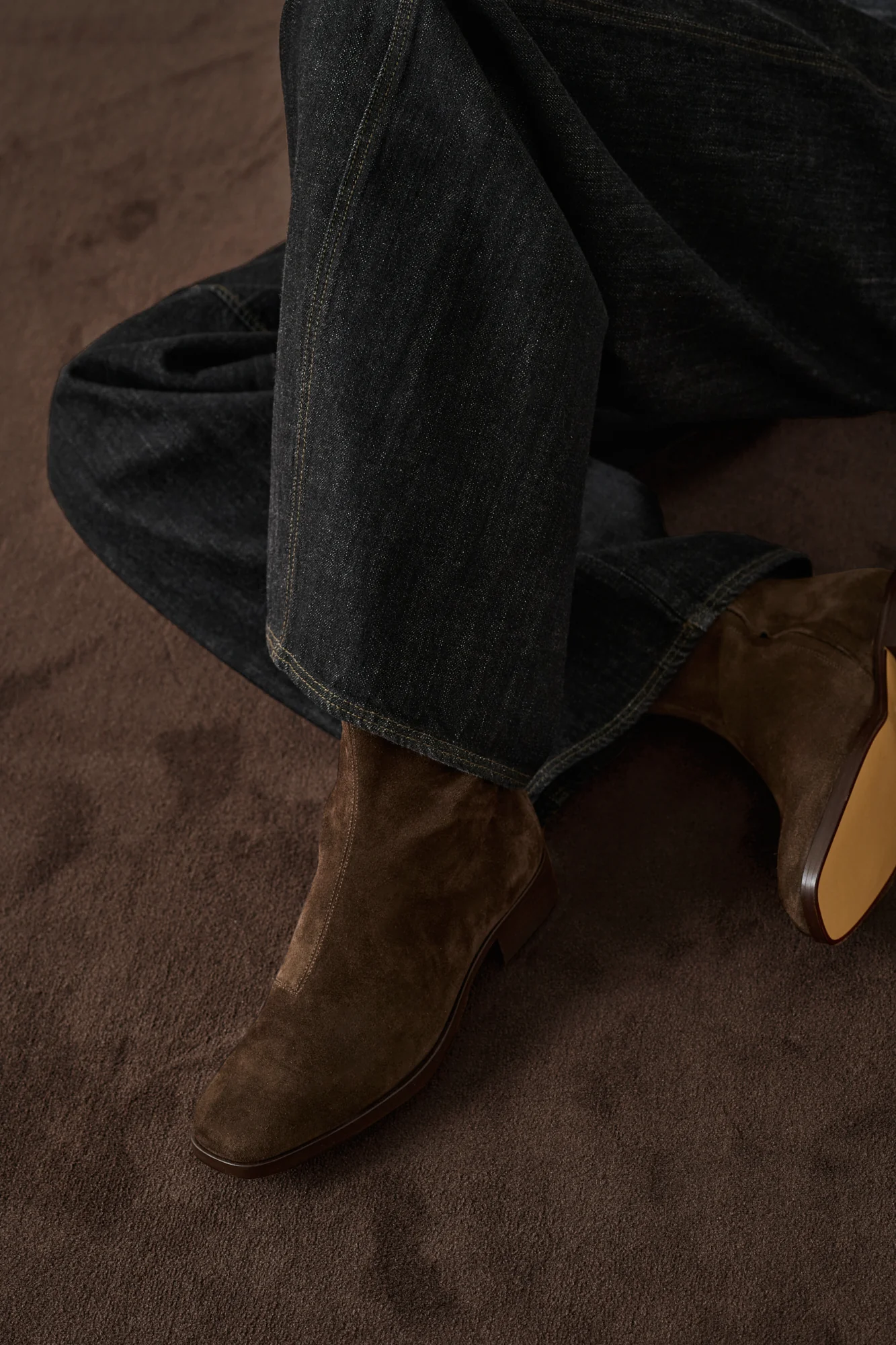 BOTTINES WEST MARRON – Image 3