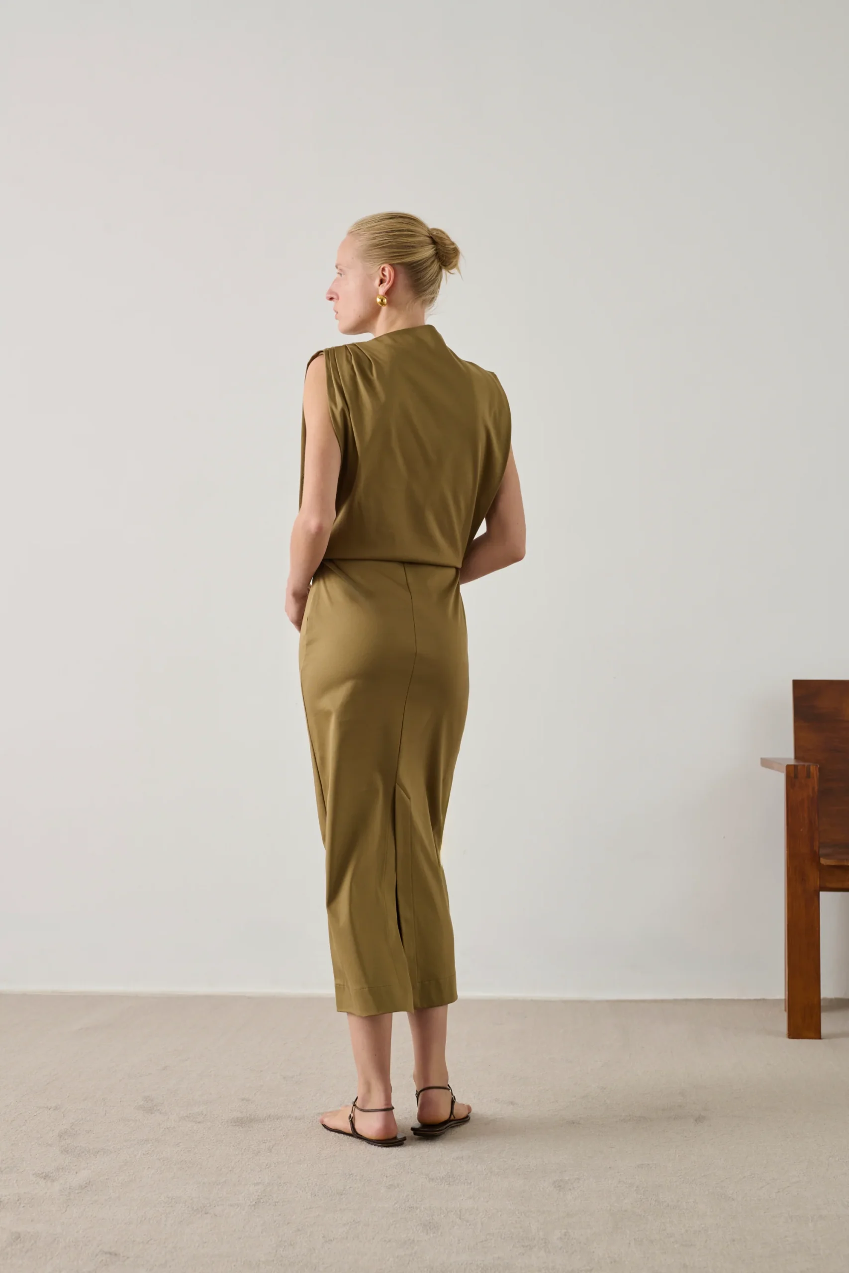 ROBE GEMMA BEIGE – Image 4