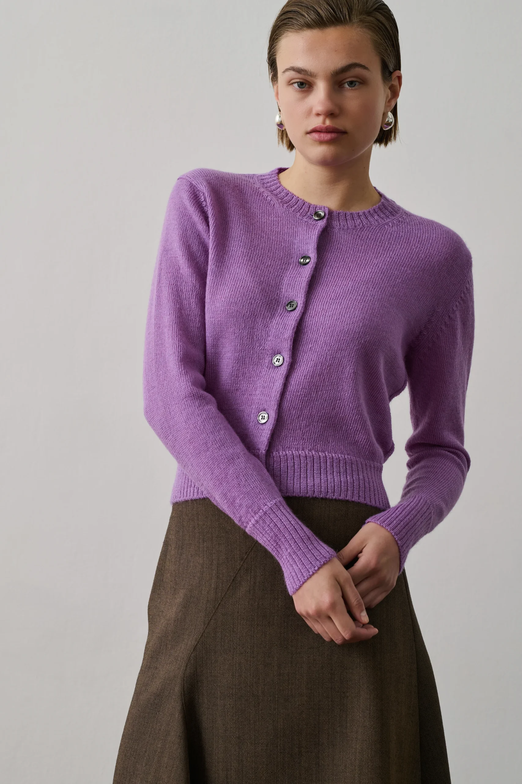 CARDIGAN GRIFFITH VIOLET – Image 4