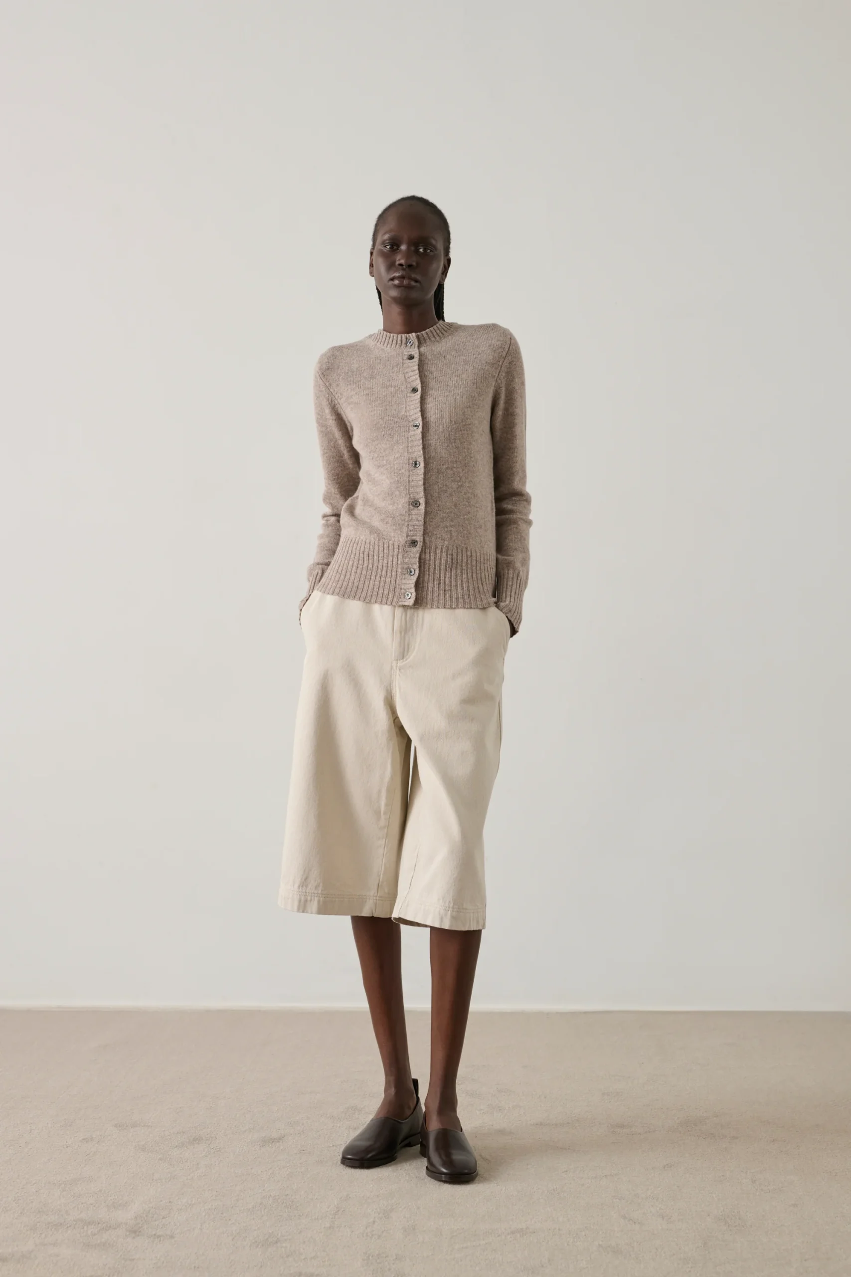 CARDIGAN FUGU BEIGE – Image 2