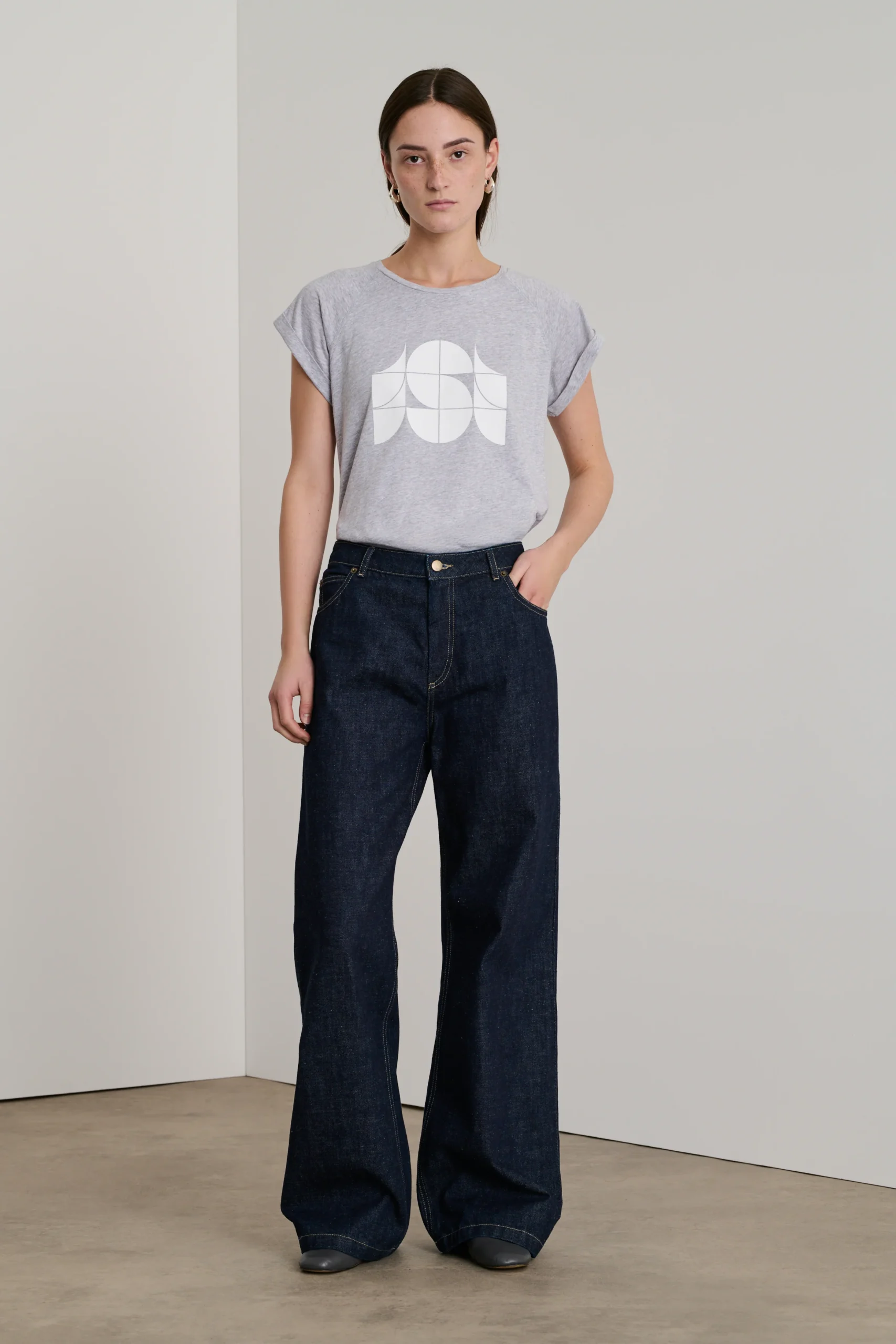 TEE-SHIRT VALENTINA GRIS – Image 5