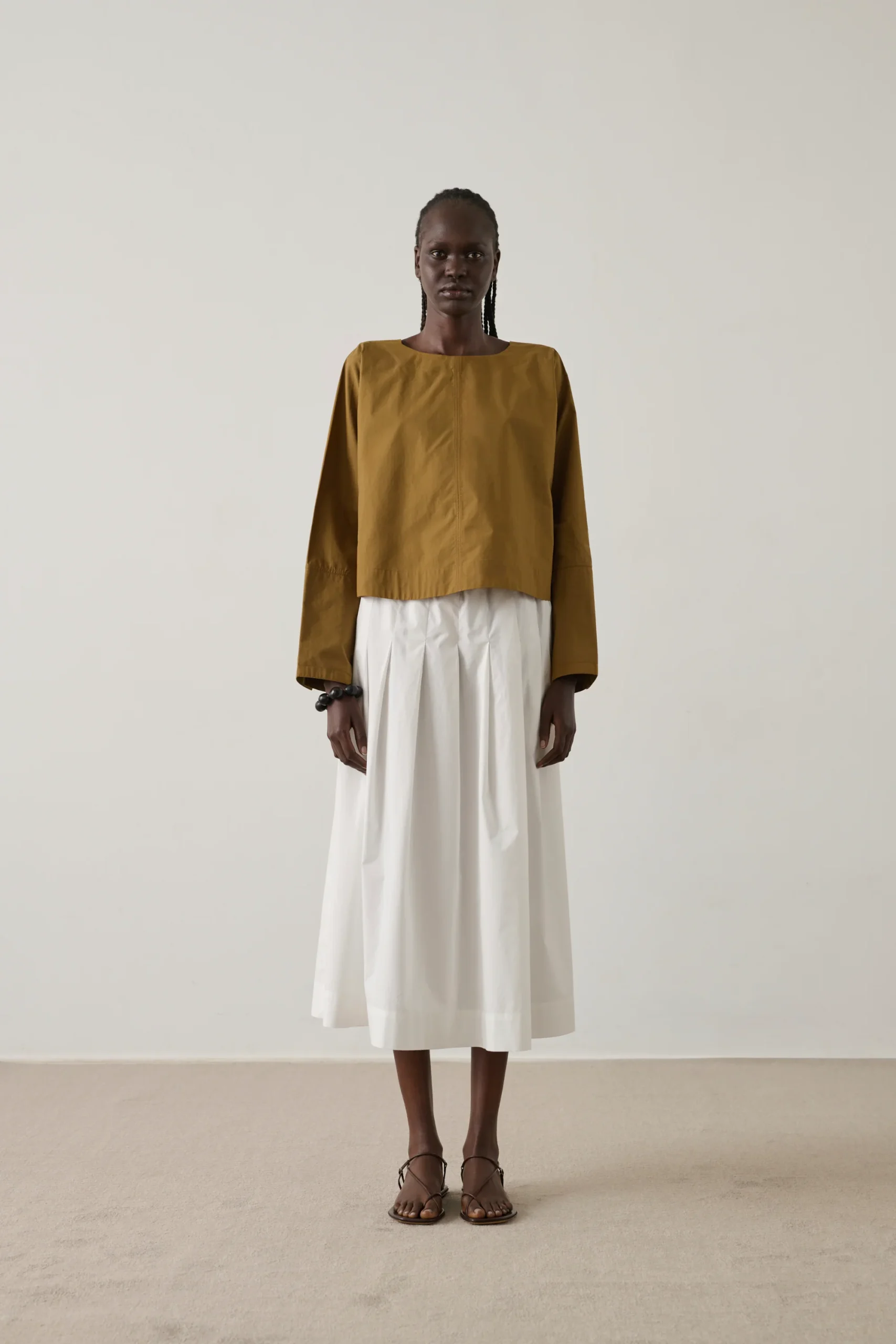 BLOUSE ARMAND MARRON – Image 4