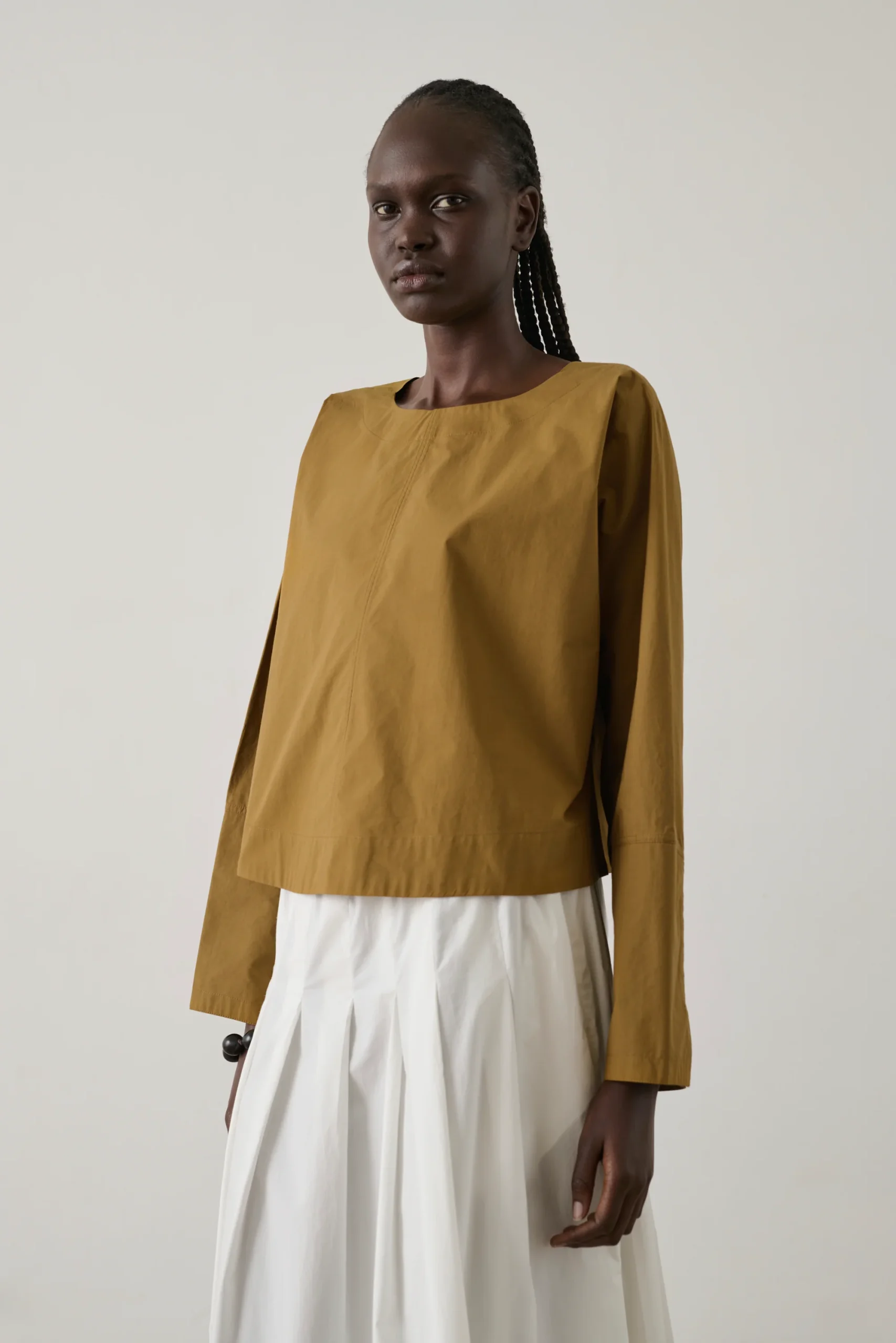 BLOUSE ARMAND MARRON – Image 5