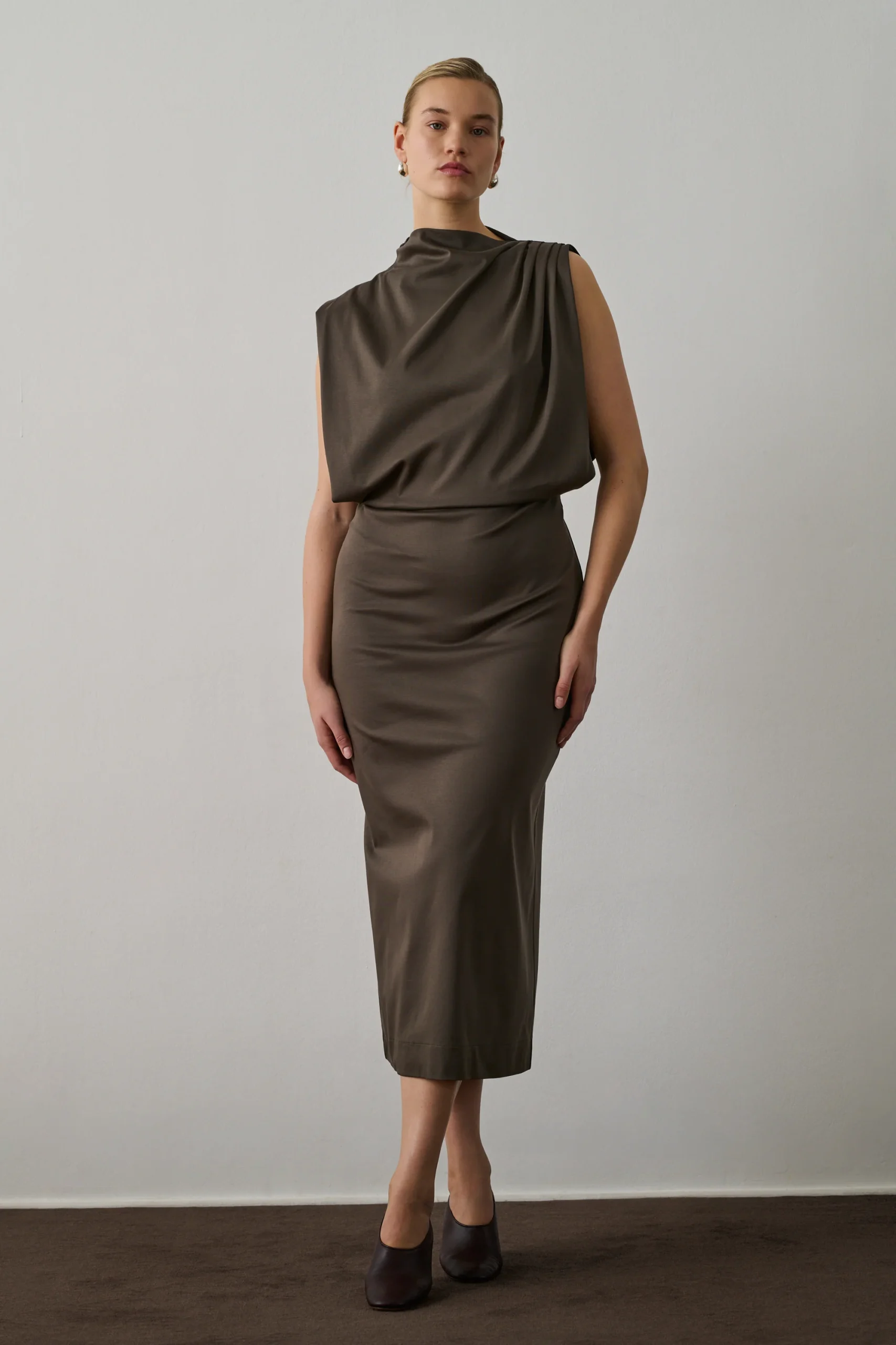ROBE GEMMA MARRON – Image 6