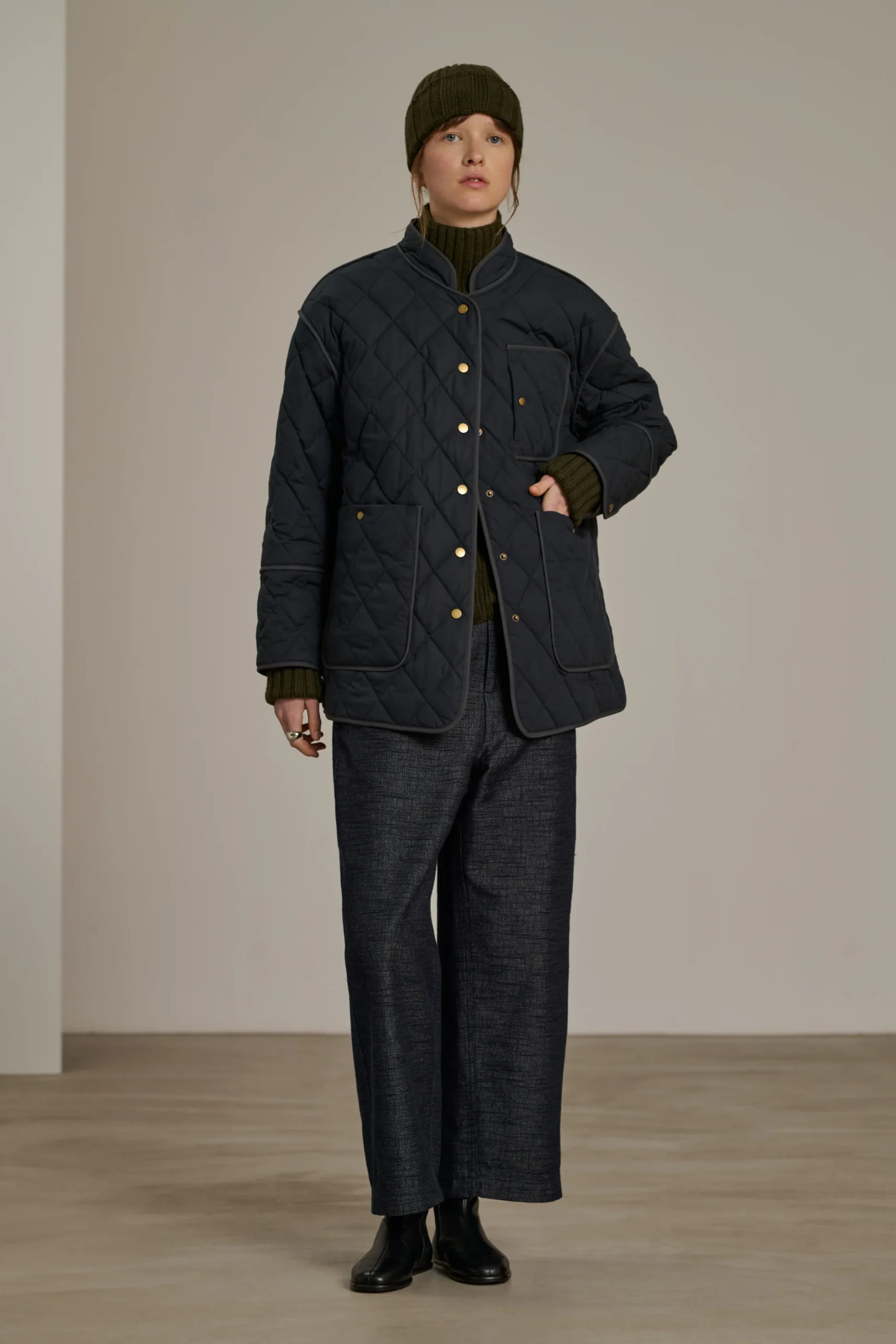 MANTEAU BELFAST  GRIS – Image 4