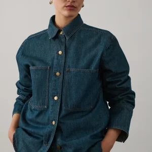 CHEMISE GARANCE BLEUE