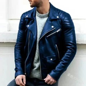 Veste en cuir pour homme | Moto