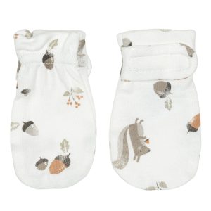 Perlimpinpin - Mitaines nouveau-né en Bambou 1/12$-2/19$ - Écureuils