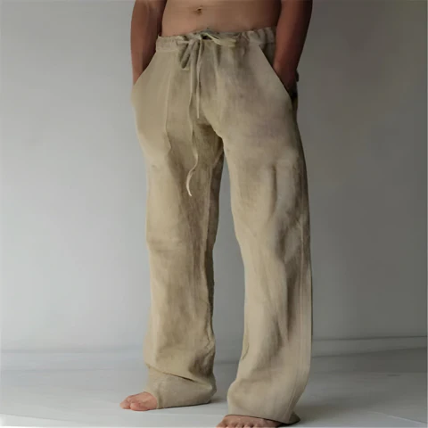 Pantalon pour homme aspect lin | Grande taille – Image 2