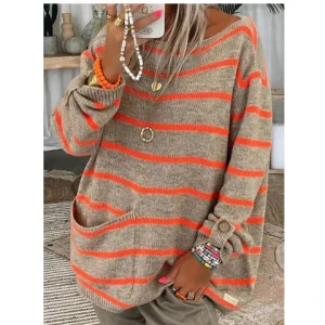 Pull rayé pour femme | Chic