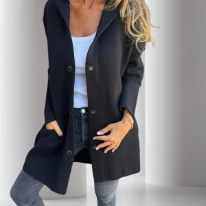 Cardigan à capuche femme – Style décontracté et chic