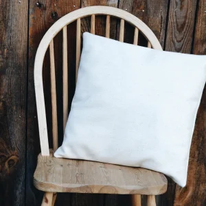 Coussin carré en border de laine - L’Heureux