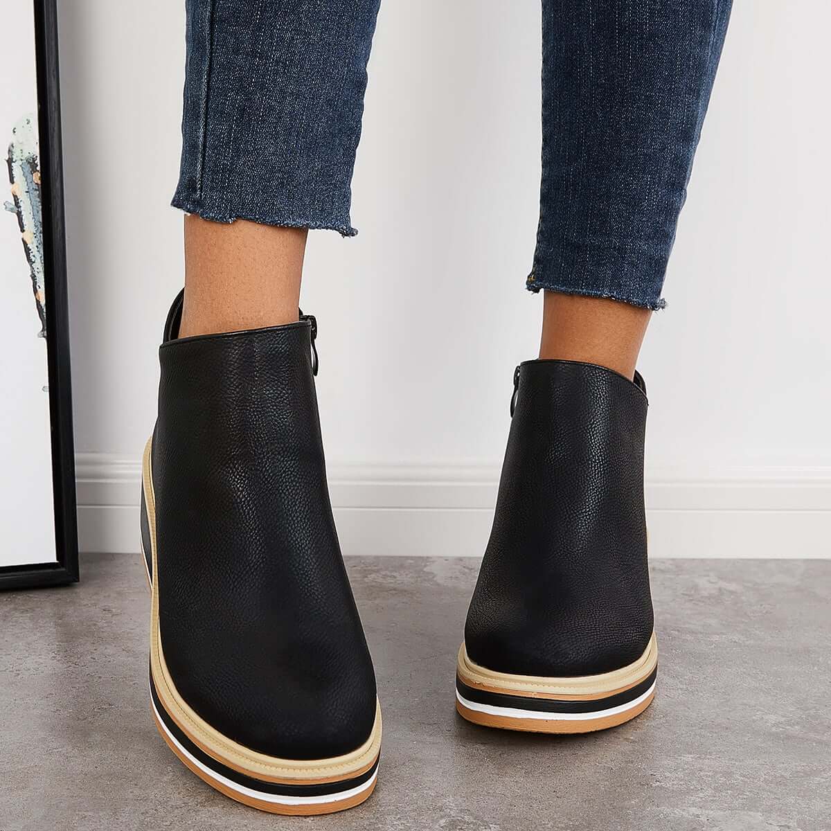 Bottines à plateforme pour femmes | Chic – Image 2