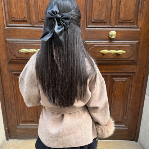 Manteau long contrasté pour femme | Hiver – Image 3