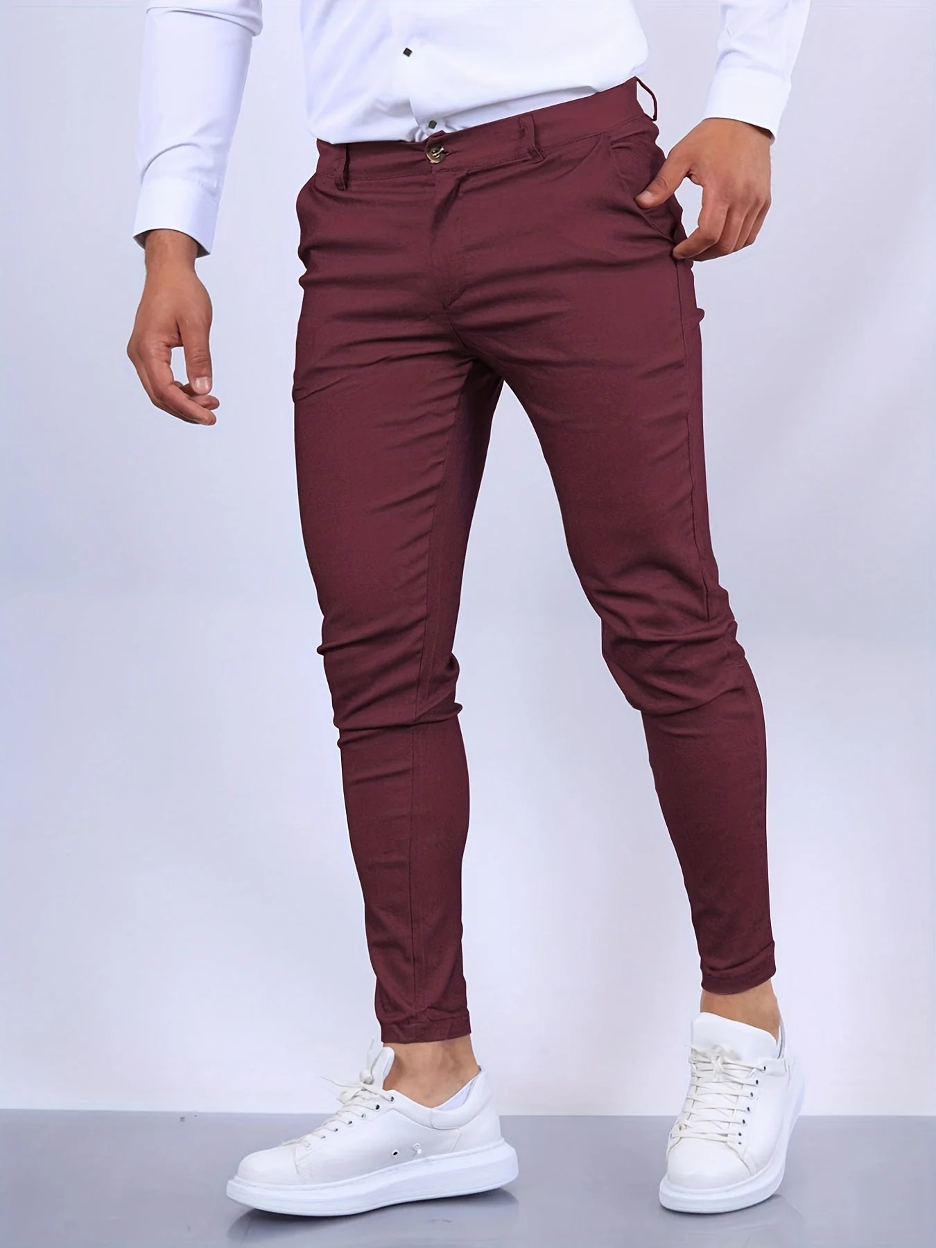 Pantalon d'affaires slim pour hommes | Trouser – Image 9