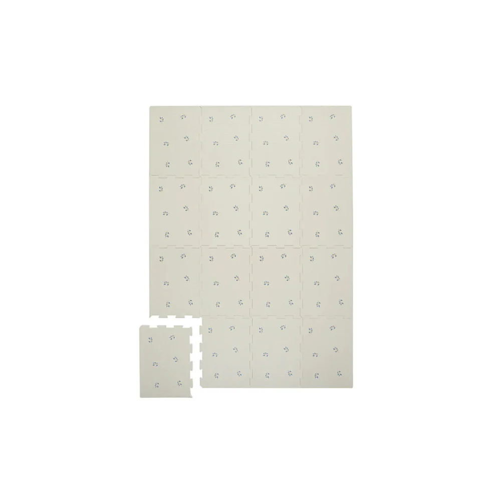 3 Sprouts - Tapis de jeu en mousse 16pcs - Blueberry Taupe – Image 2